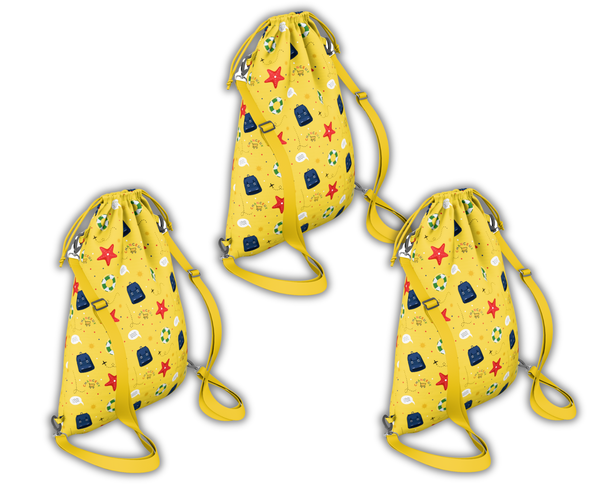 Waterproof Travel Laundry Bags#Color_YellowBeach