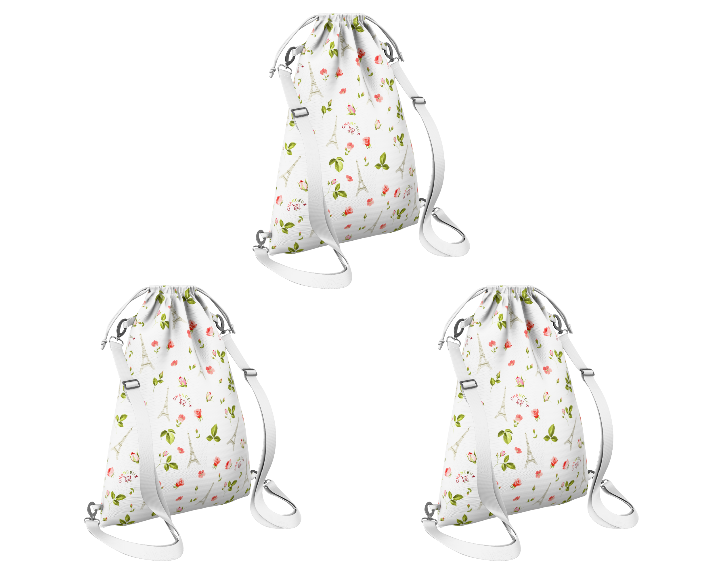 Waterproof Travel Laundry Bags#Color_WhiteParis