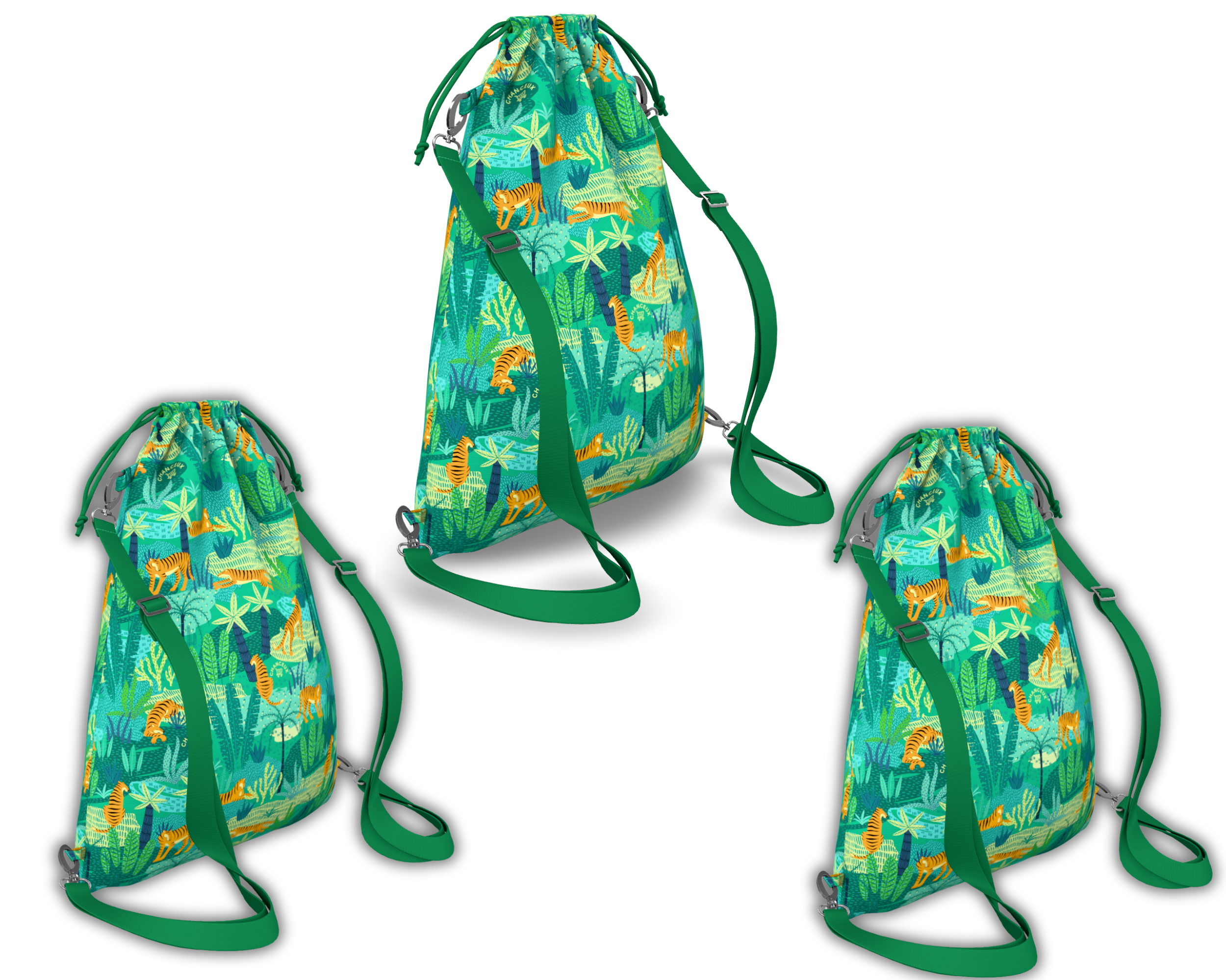 Waterproof Travel Laundry Bags#Color_GreenTiger