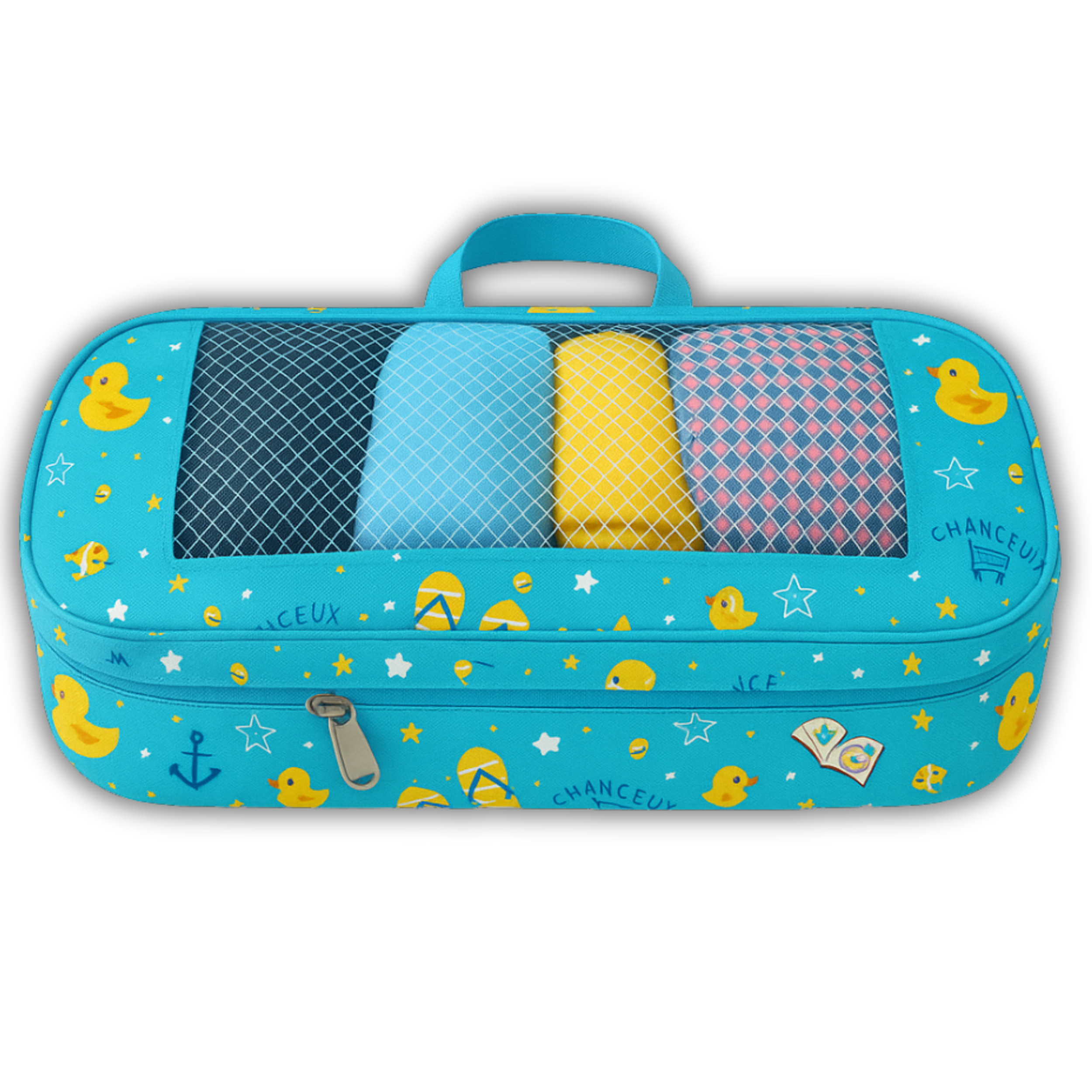 Compression Socks Bag#Color_BlueDuck