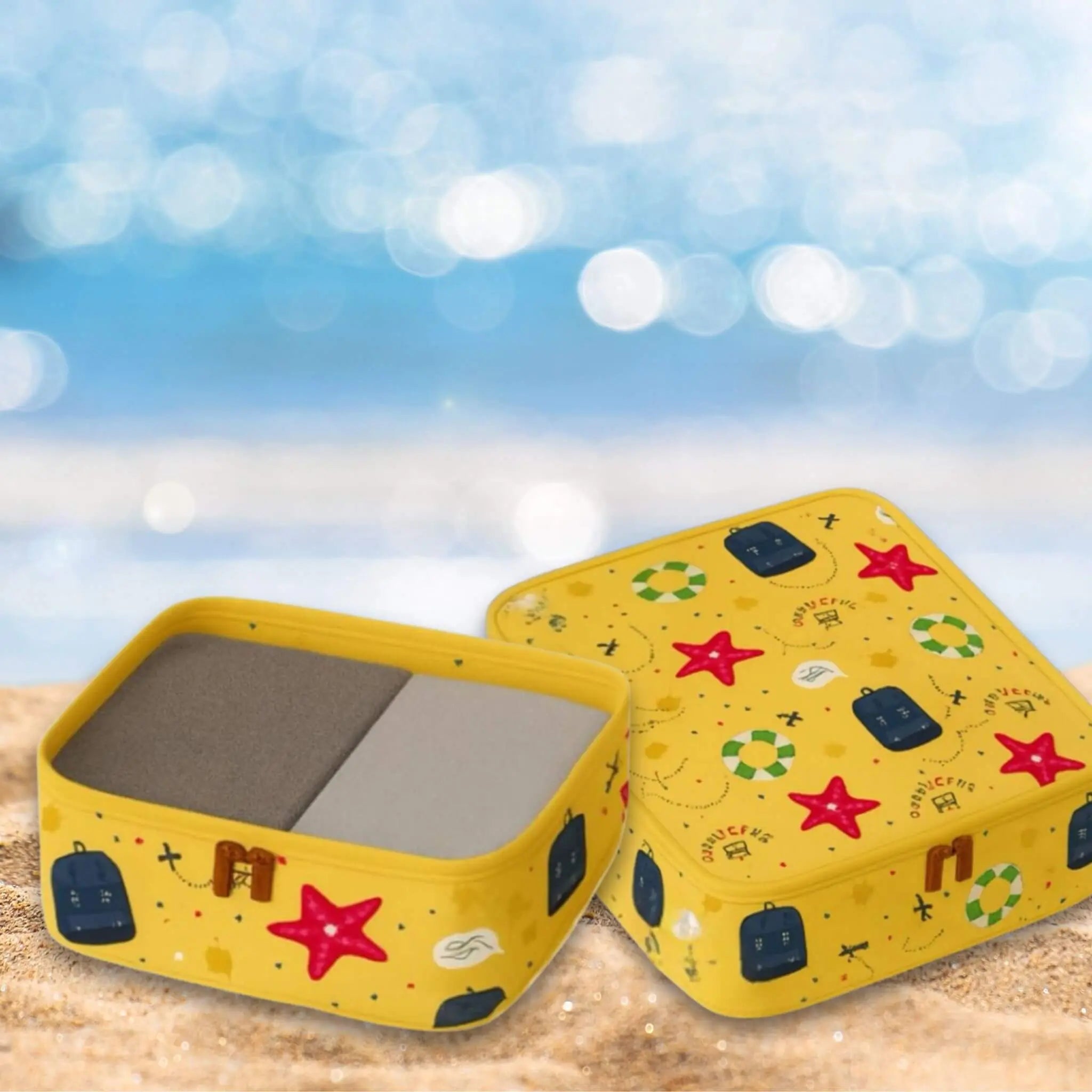 2 Packing Cubes#color_Yellow Beach 2 cube