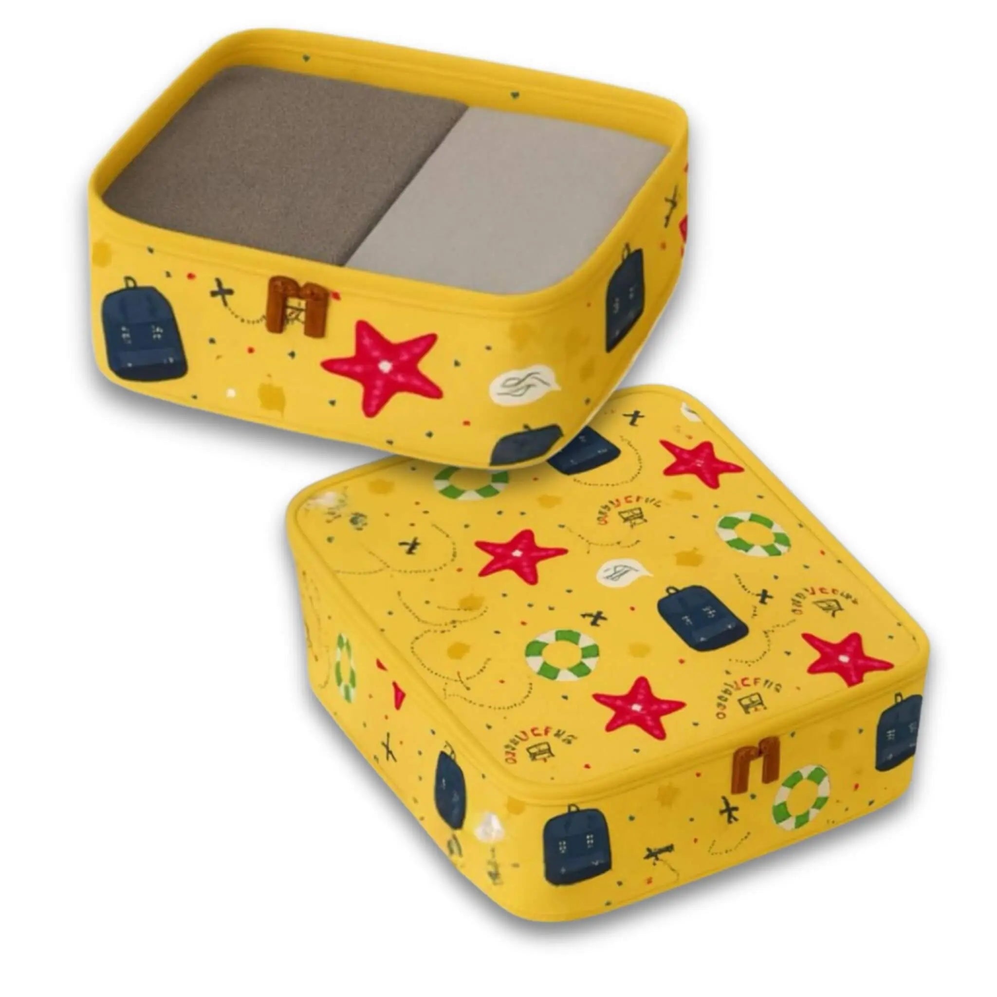 2 Packing Cubes#color_ Yellow Beach 2 cube