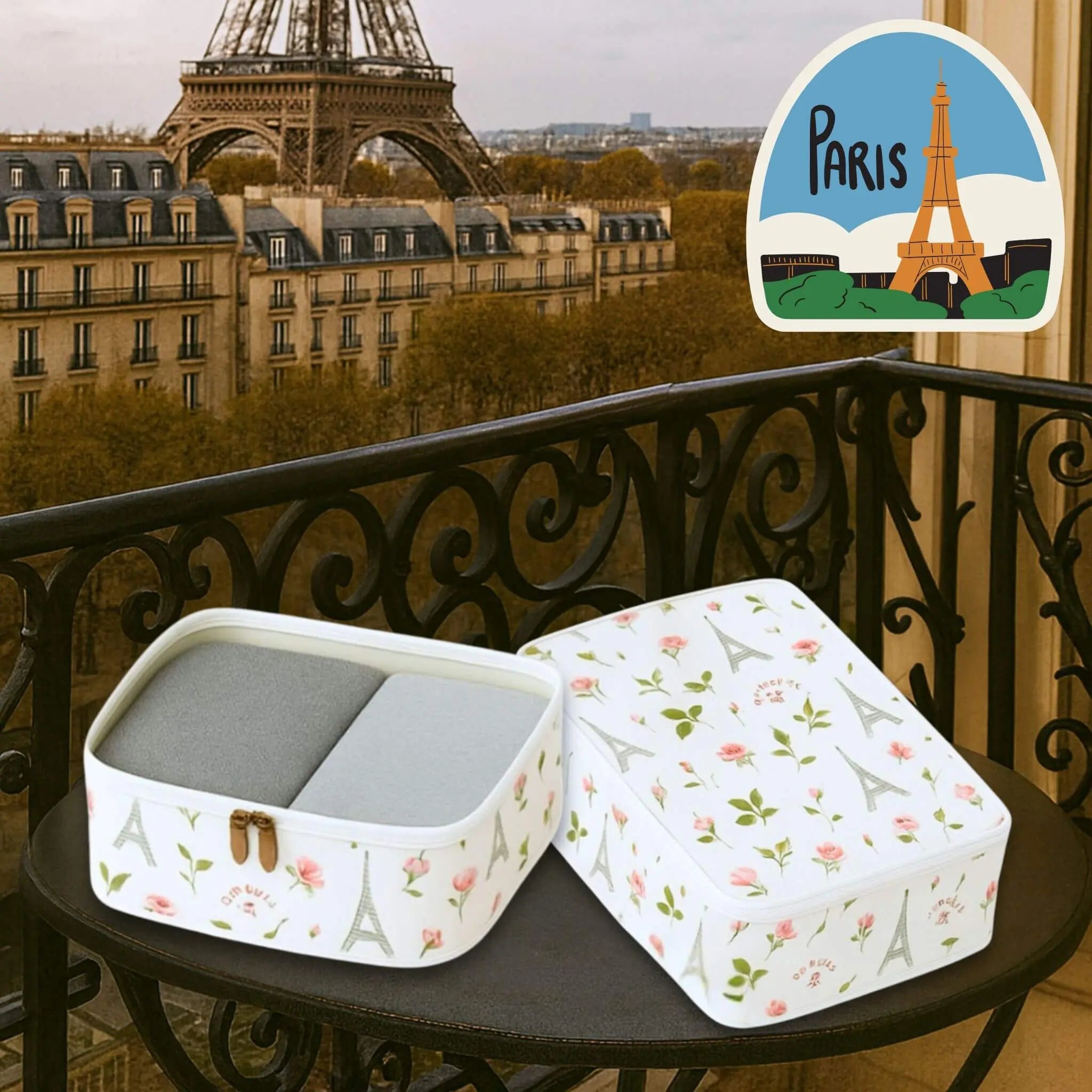 2 Packing Cubes#color_Paris Theme 2 cube