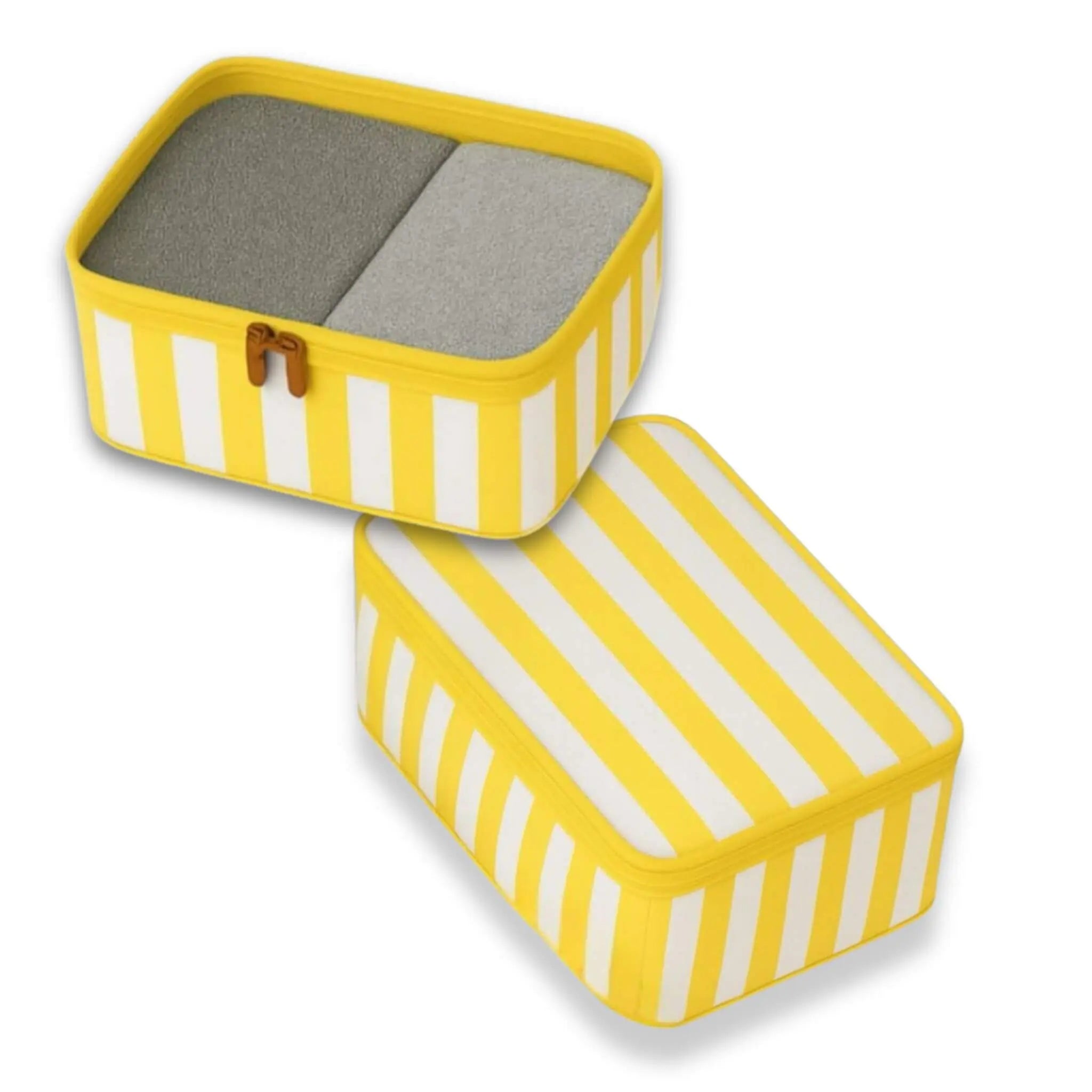 2 Packing Cubes#color_Yellow Stripes 2 cube