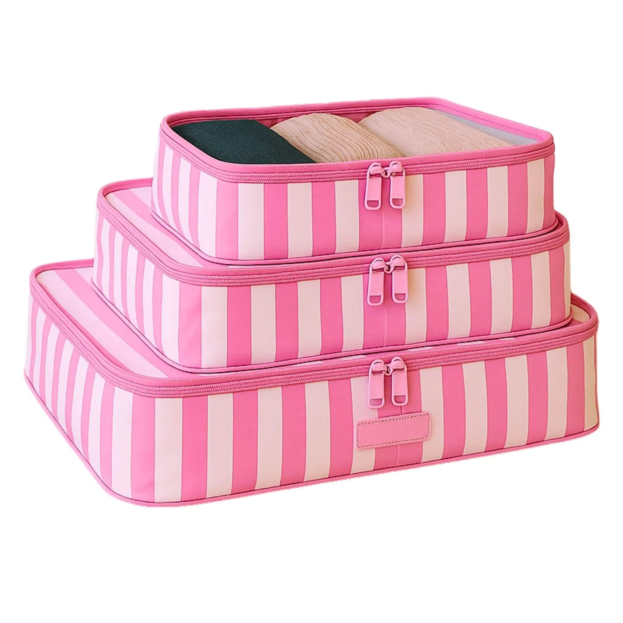 Multi Set Cube Organisers#Color_Pink Stripes Cubes