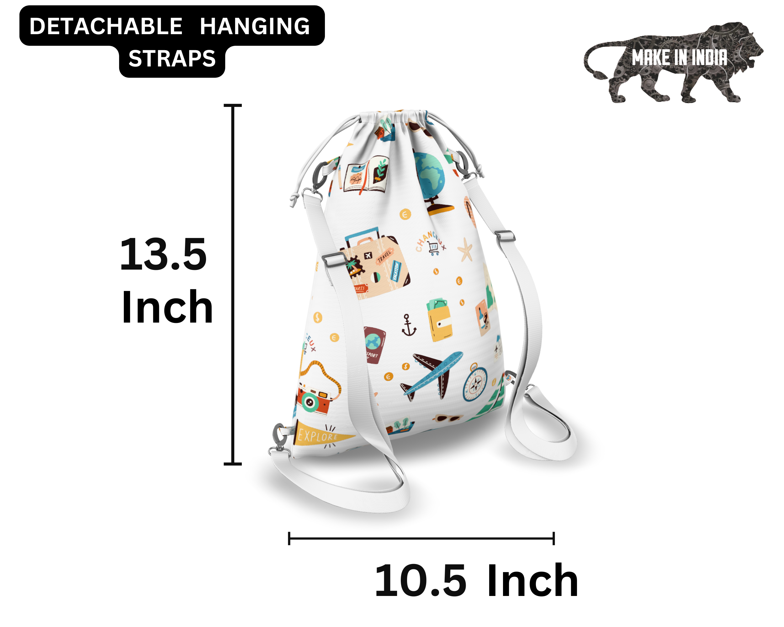 Waterproof Travel Laundry Bags#Color_WhiteTravel