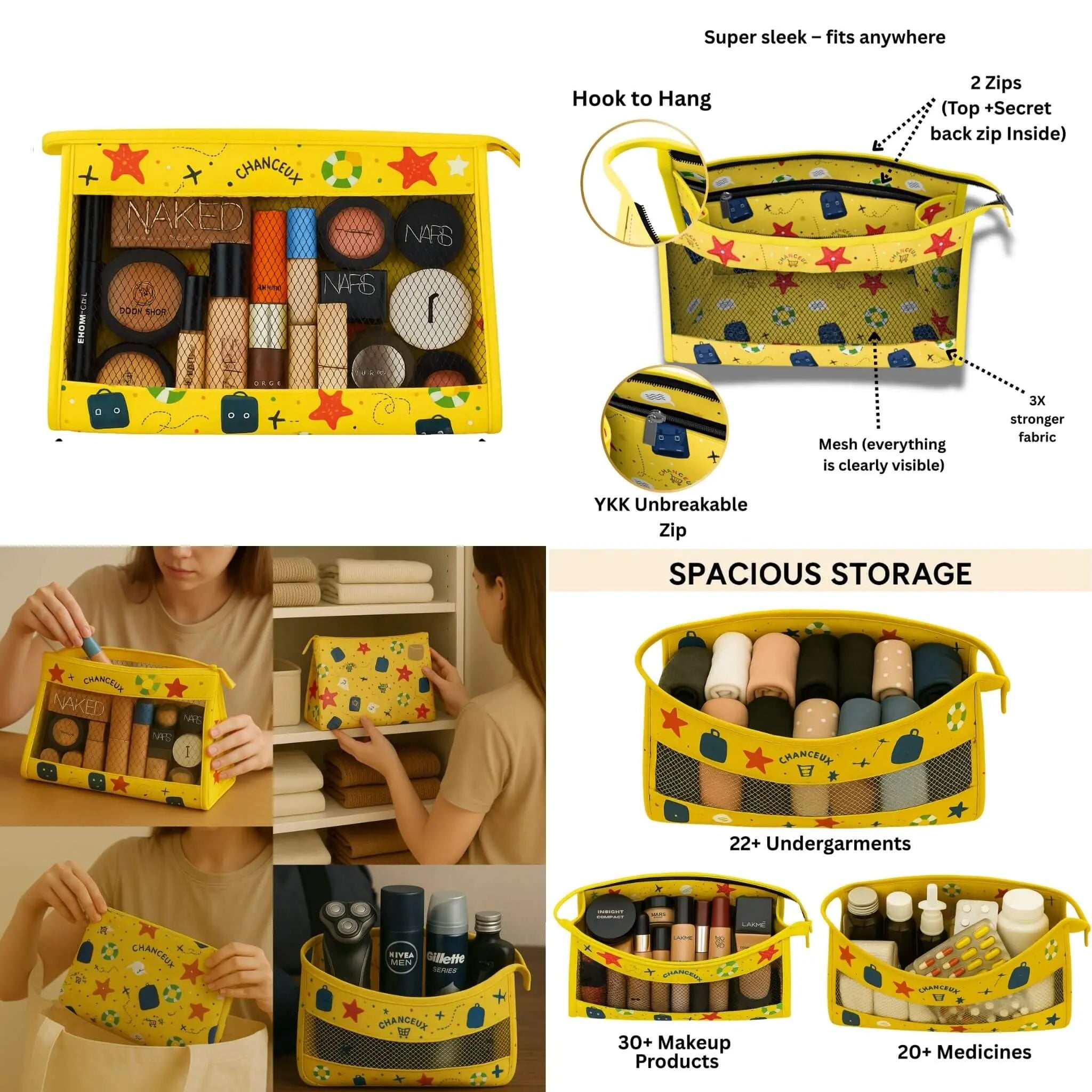 China Edition- Set of 8#pack_Essential- Small Pouch