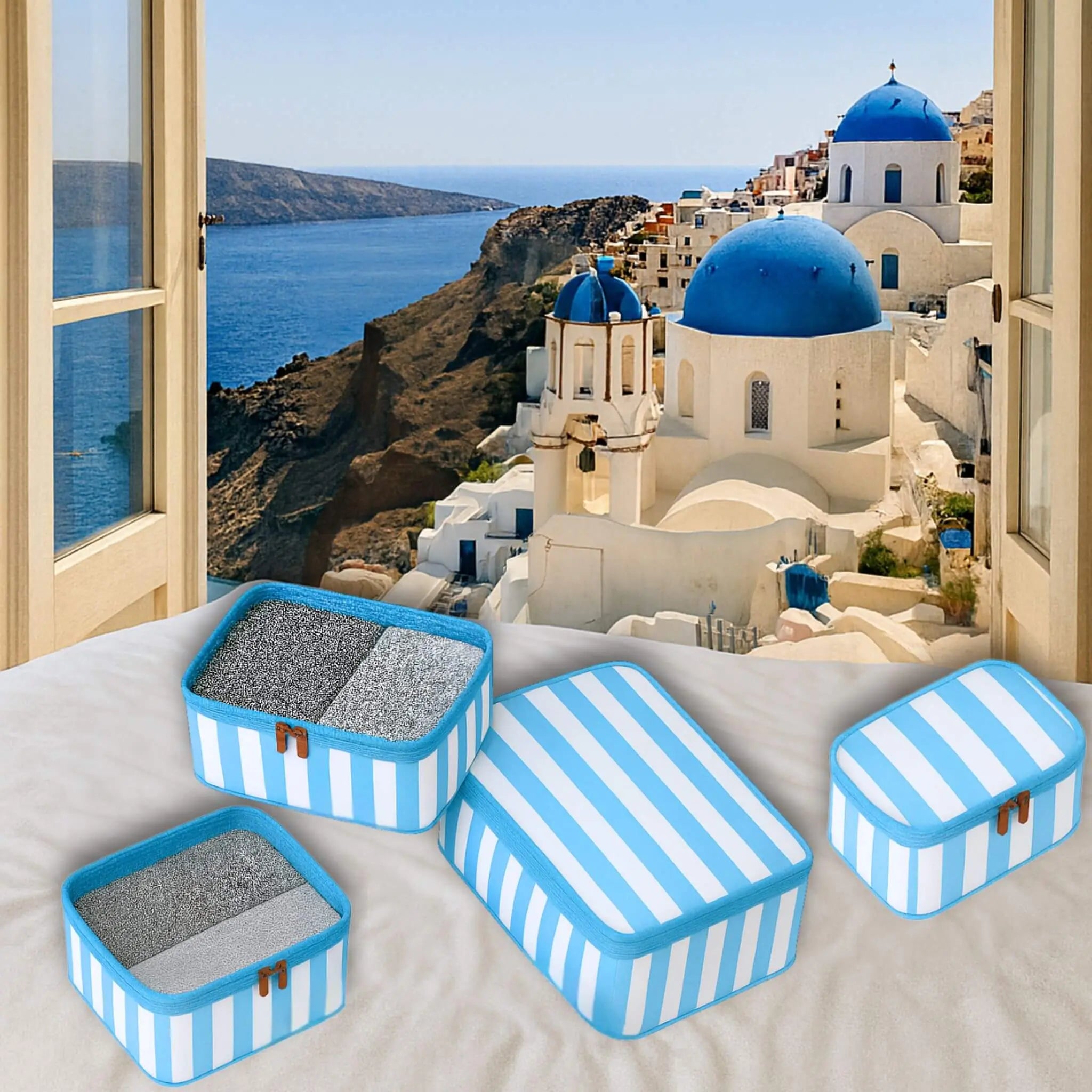 Multi Set Cube Organisers#Color_Blue Stripes Cubes