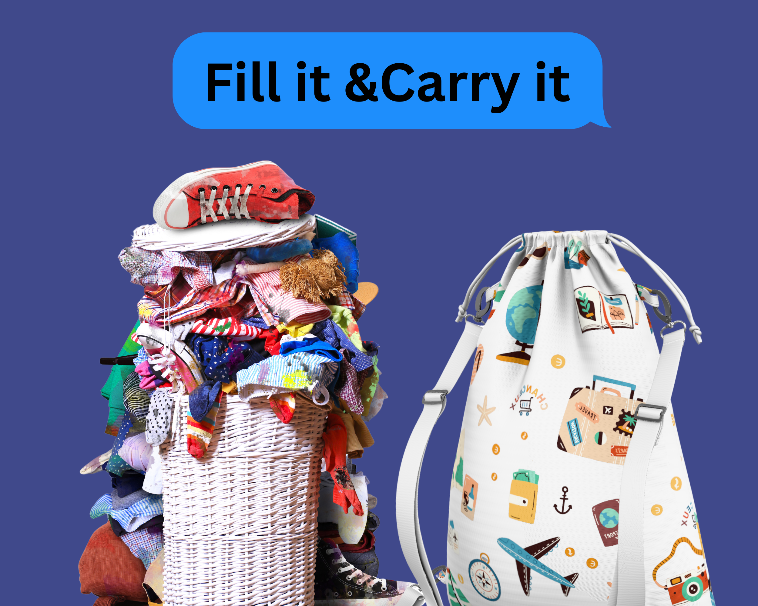 Waterproof Travel Laundry Bags#Color_WhiteTravel