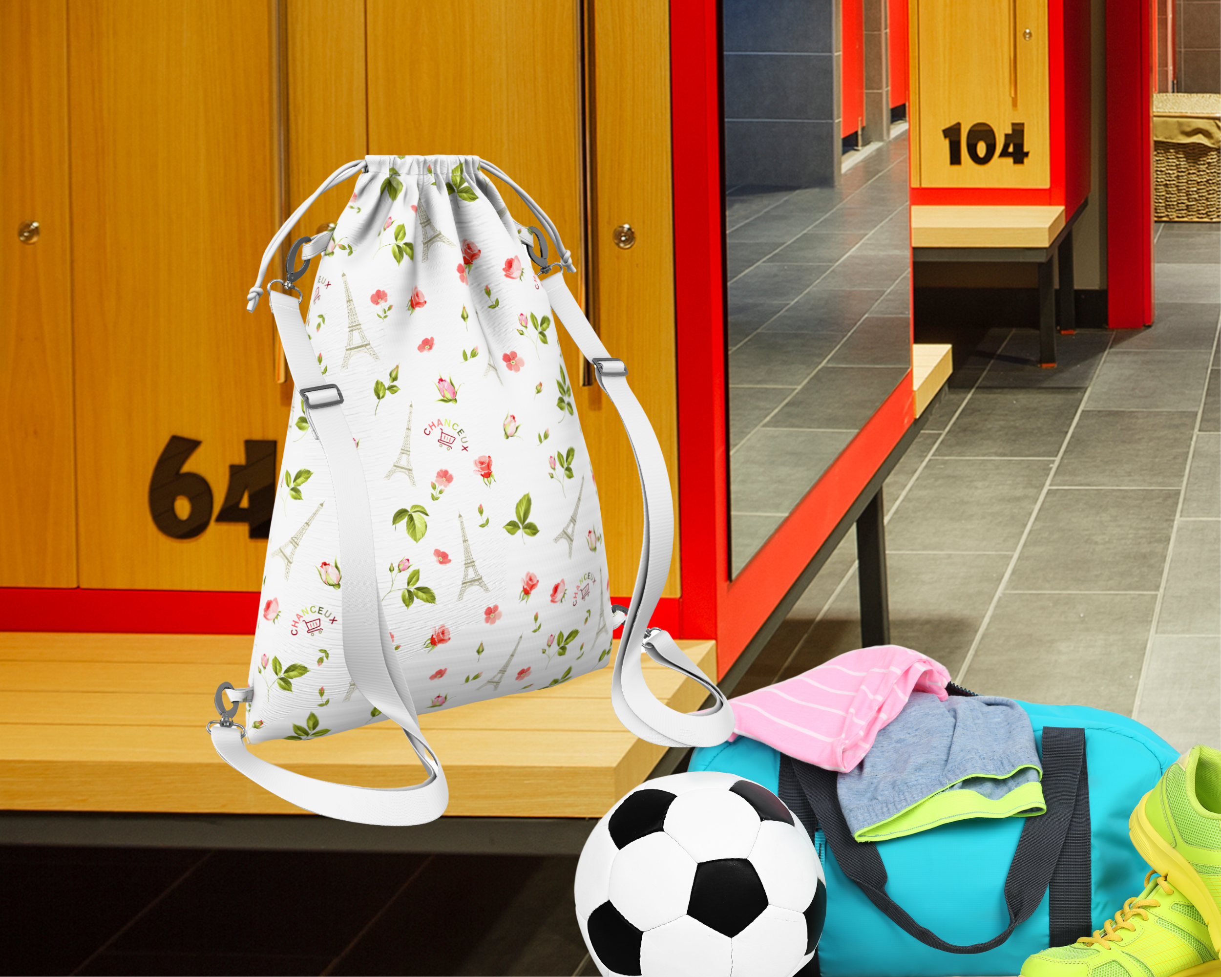 Waterproof Travel Laundry Bags#Color_WhiteParis