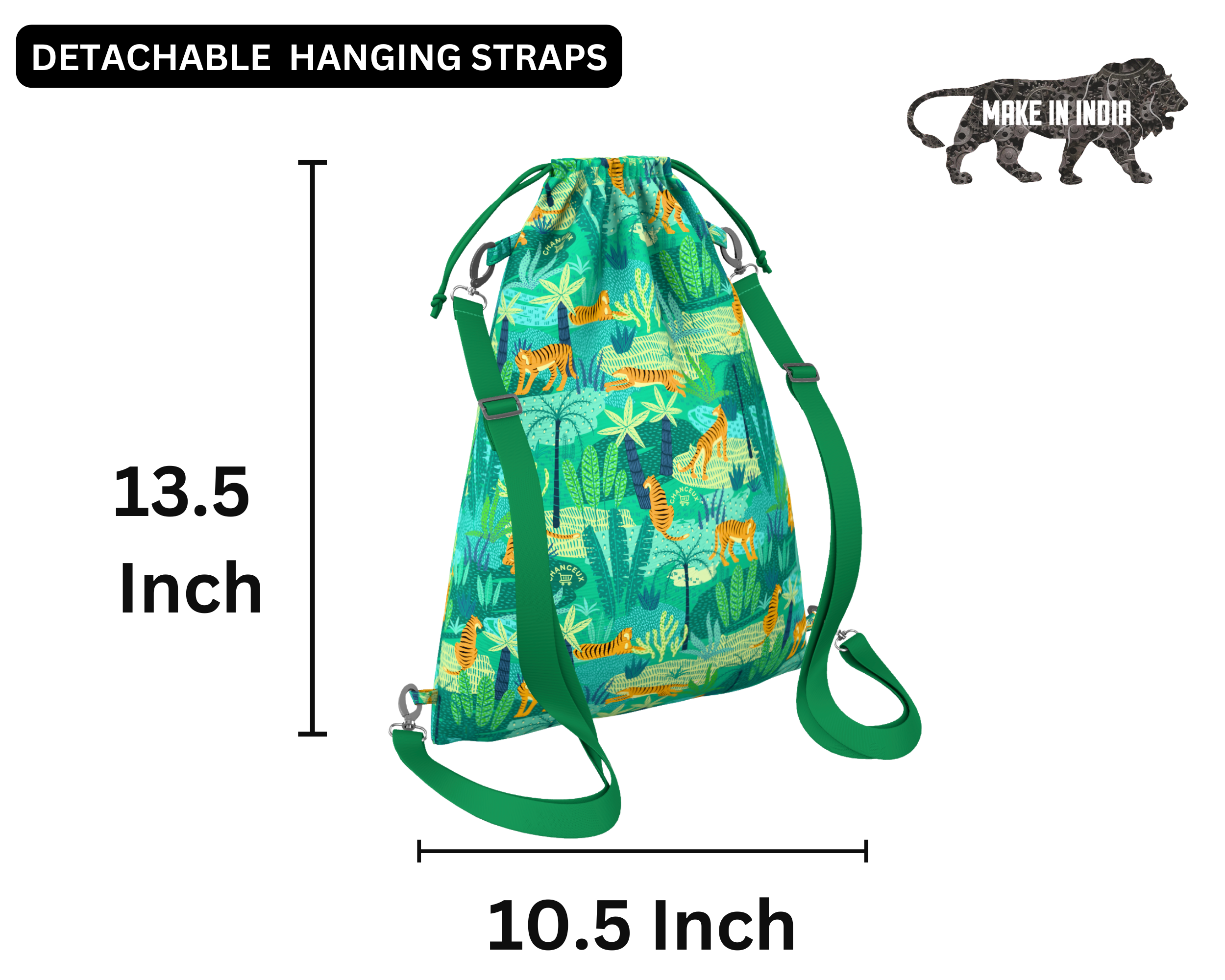 Waterproof Travel Laundry Bags#Color_GreenTiger