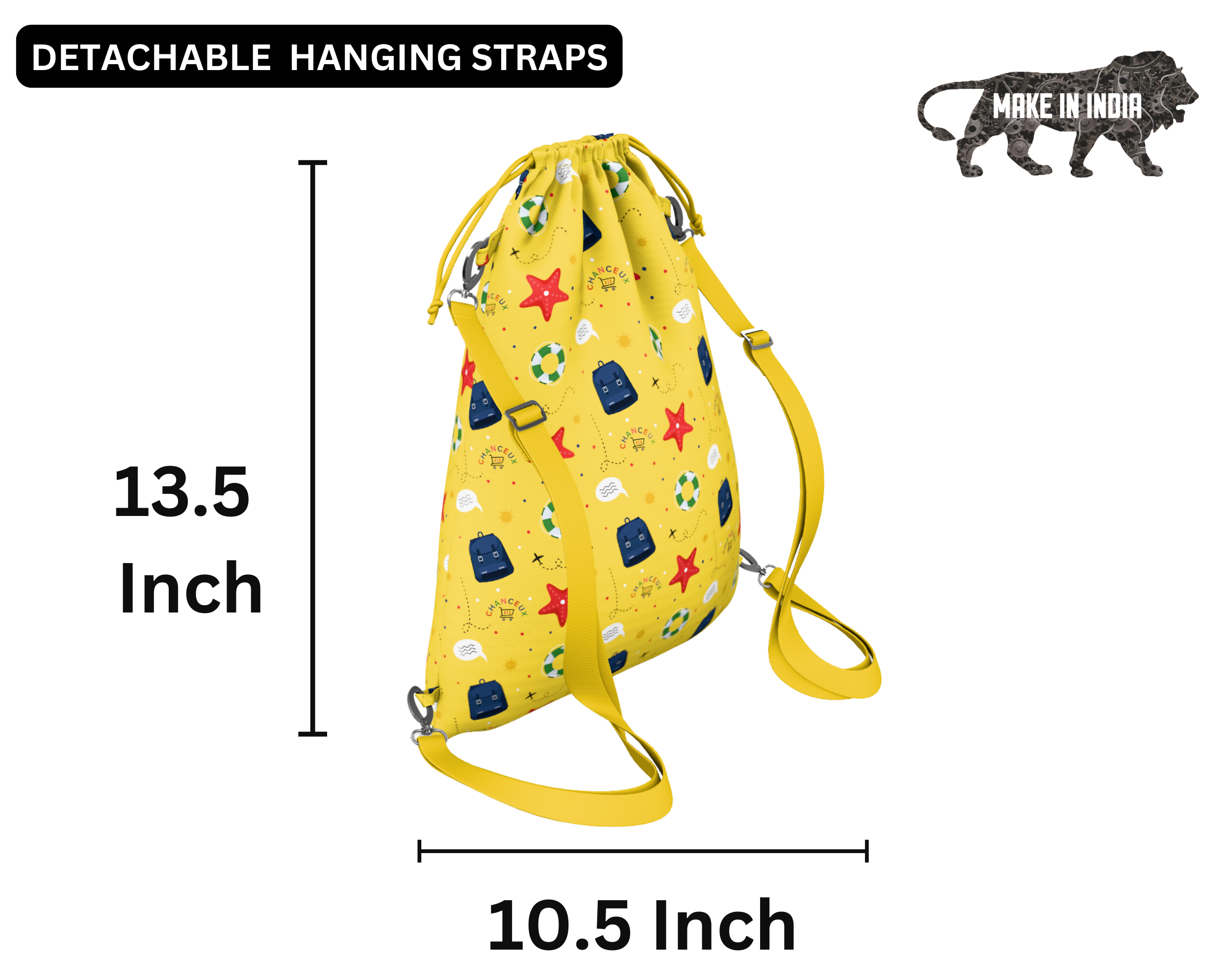 Waterproof Travel Laundry Bags#Color_YellowBeach