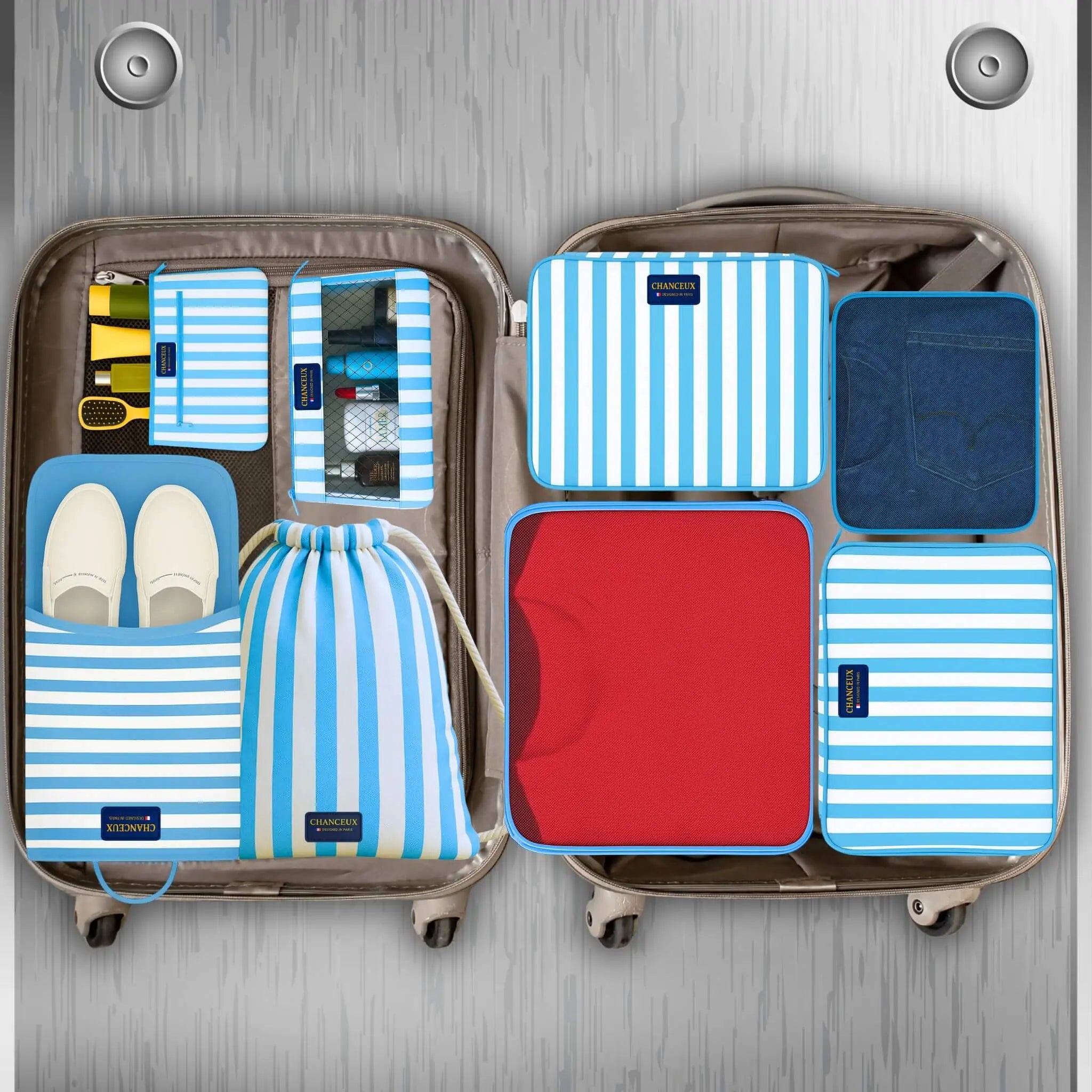 Paris - Set of 8#Pack_Essentials (Mesh Pouch)