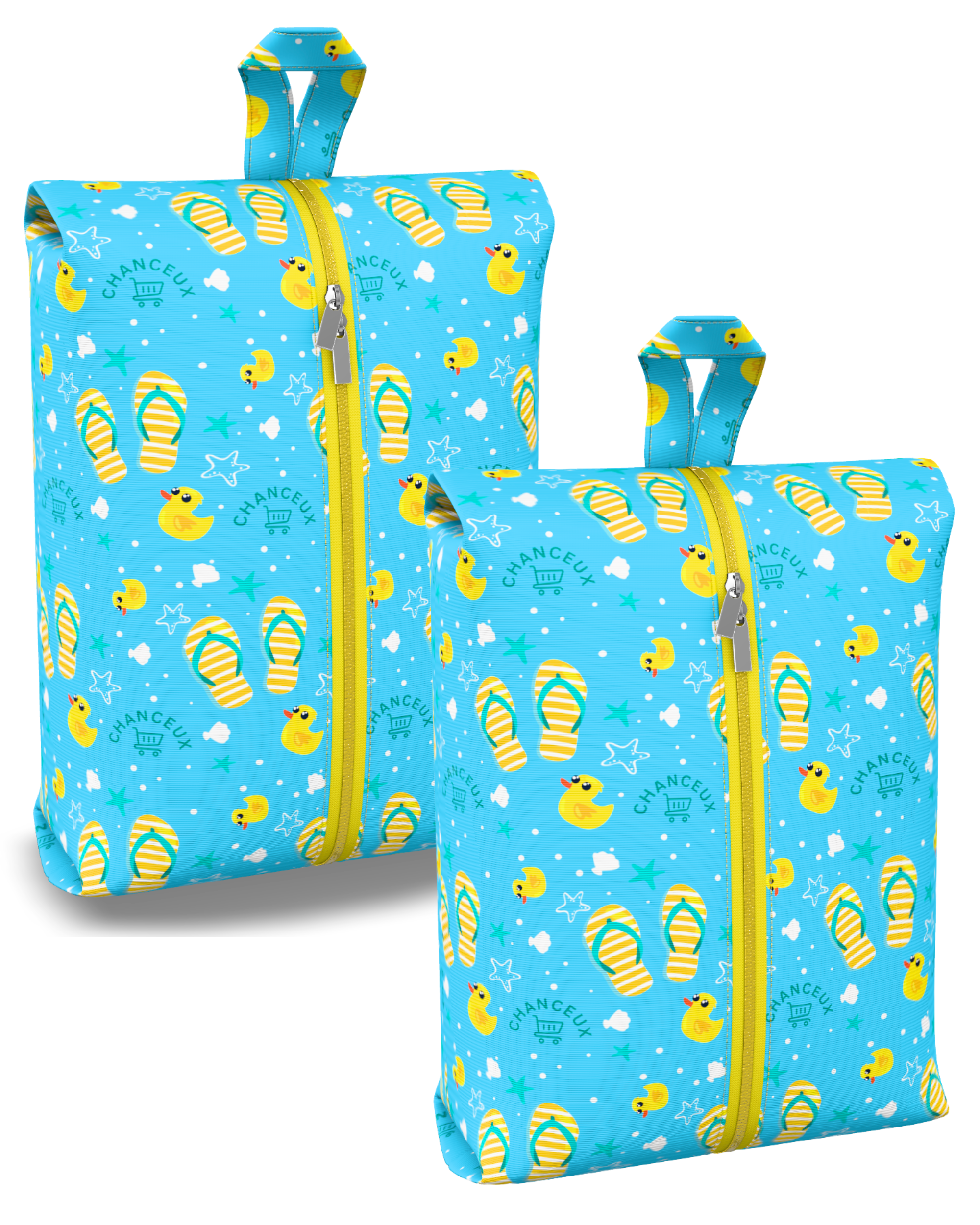 Waterproof Travel Shoe Bags#Color_BlueDuck