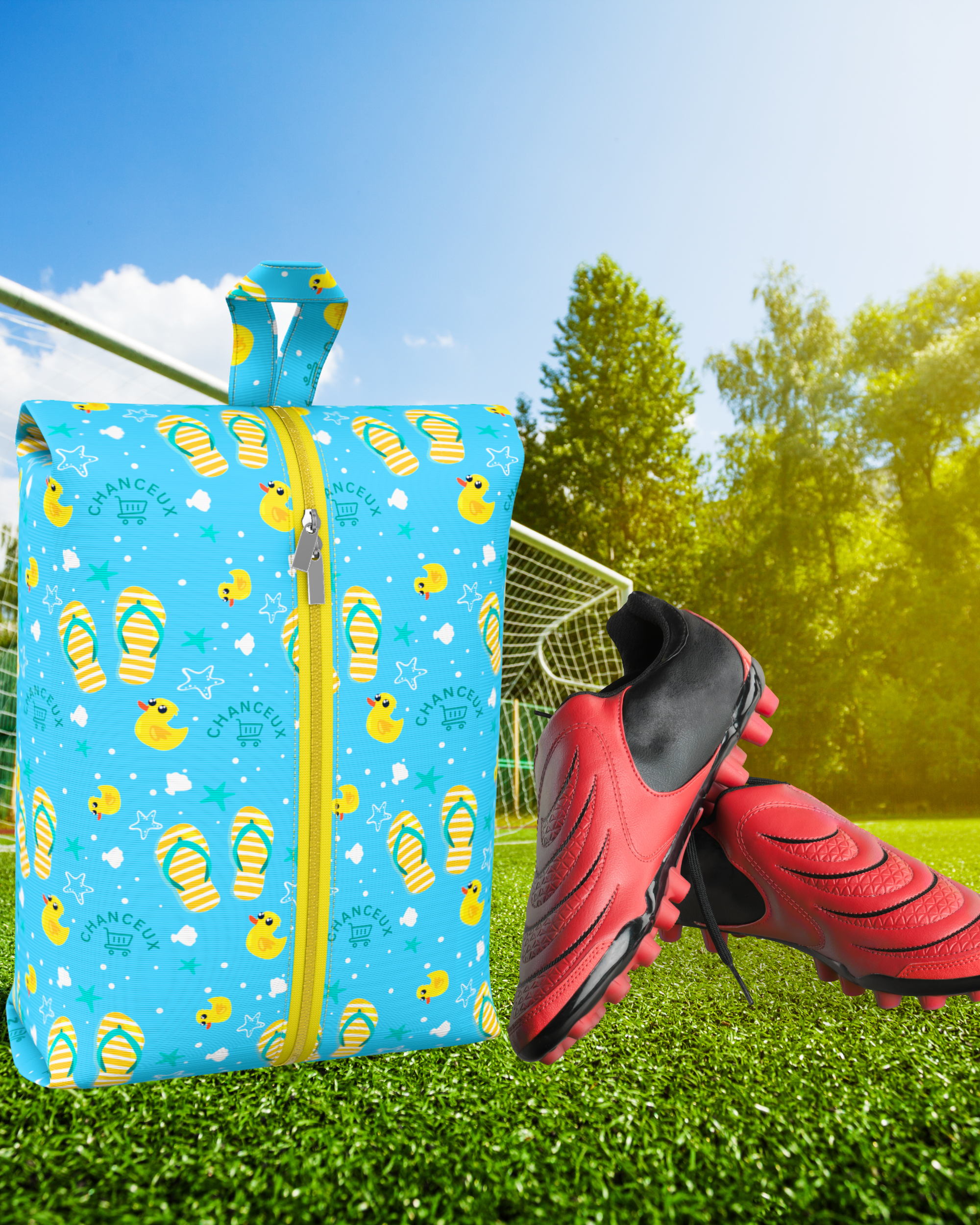 Waterproof Travel Shoe Bags#Color_BlueDuck