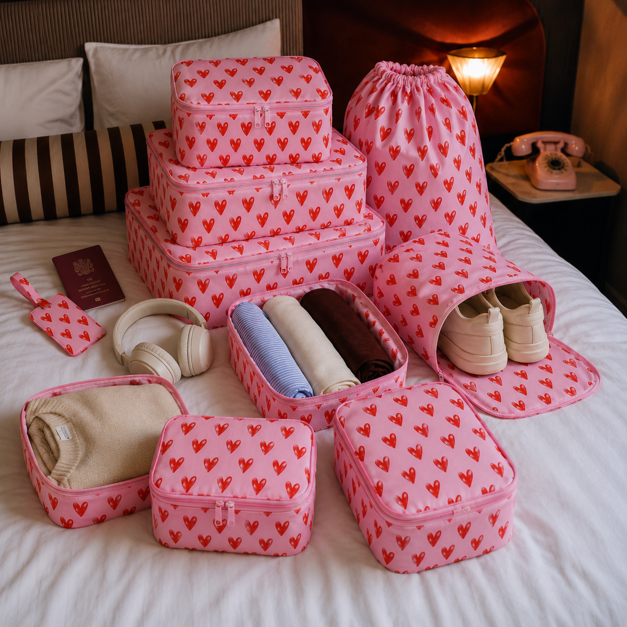 8 Pcs Essential Kit#Color_Cute Hearts 8E