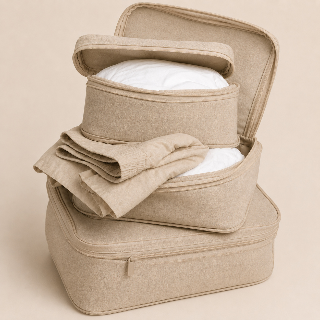 8 Pcs Essential Kit#Color_Oatmeal beige 8E