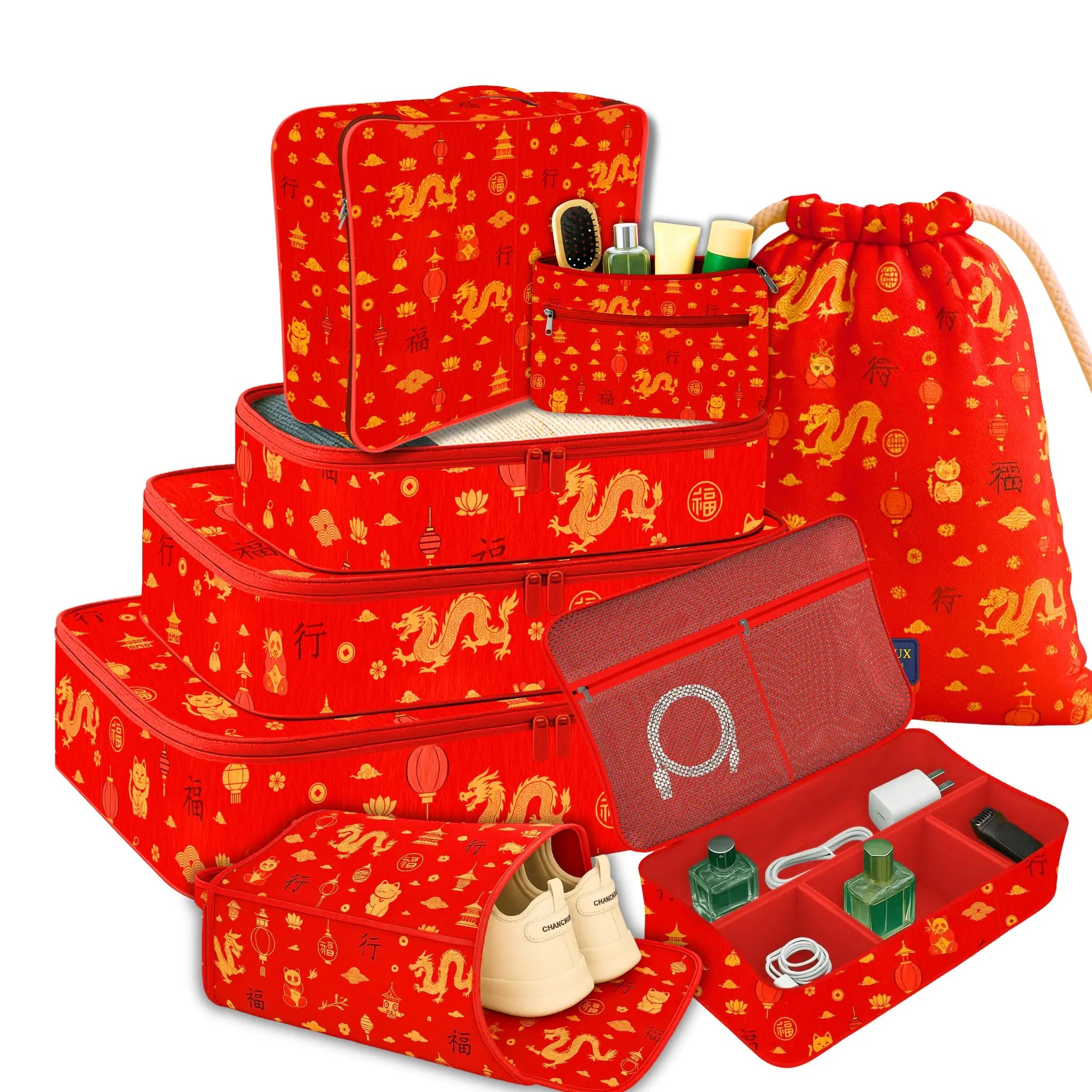 8 Pcs Premium Kit#Color_China Theme 8P