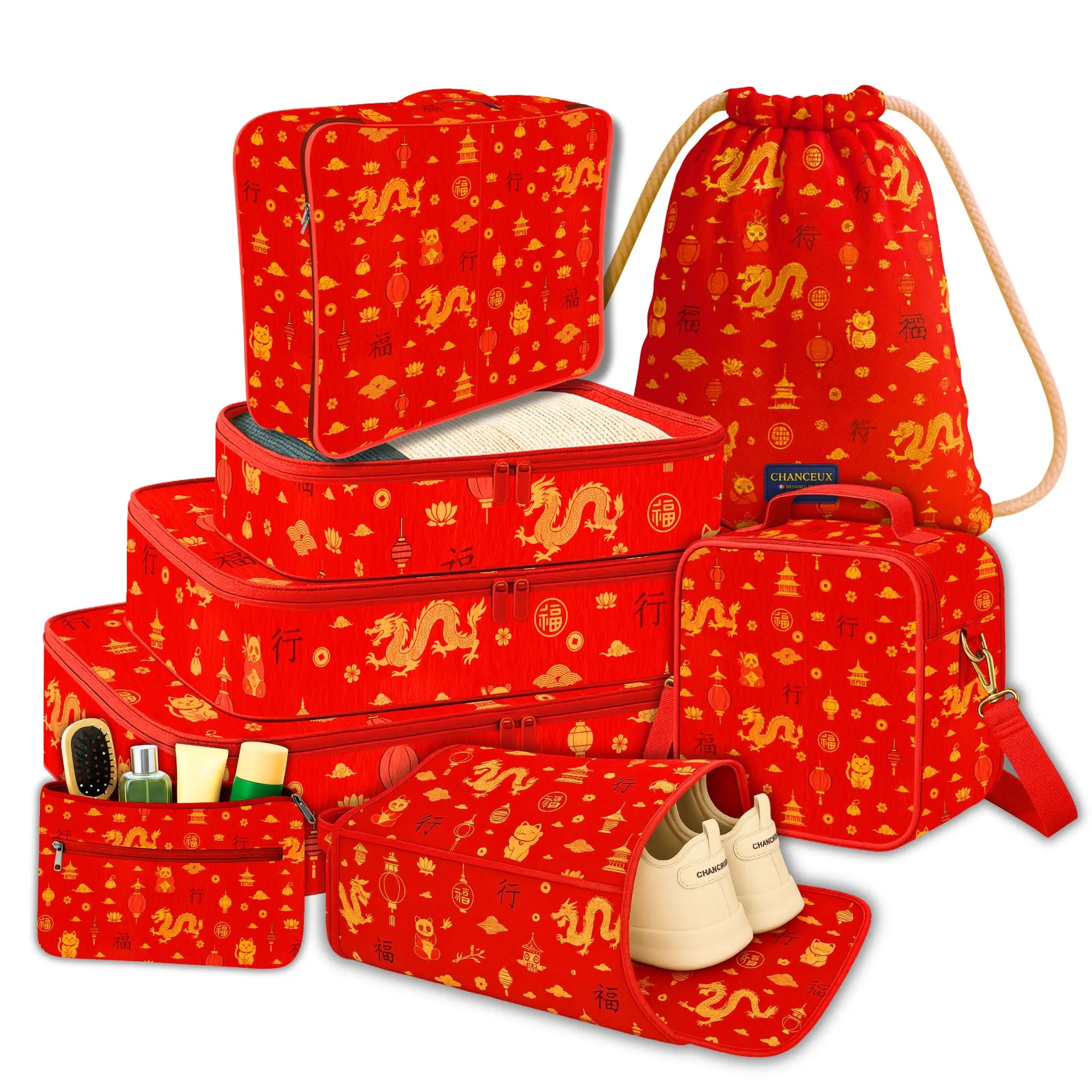 China Edition- Set of 8#pack_Pro- Vanity Bag