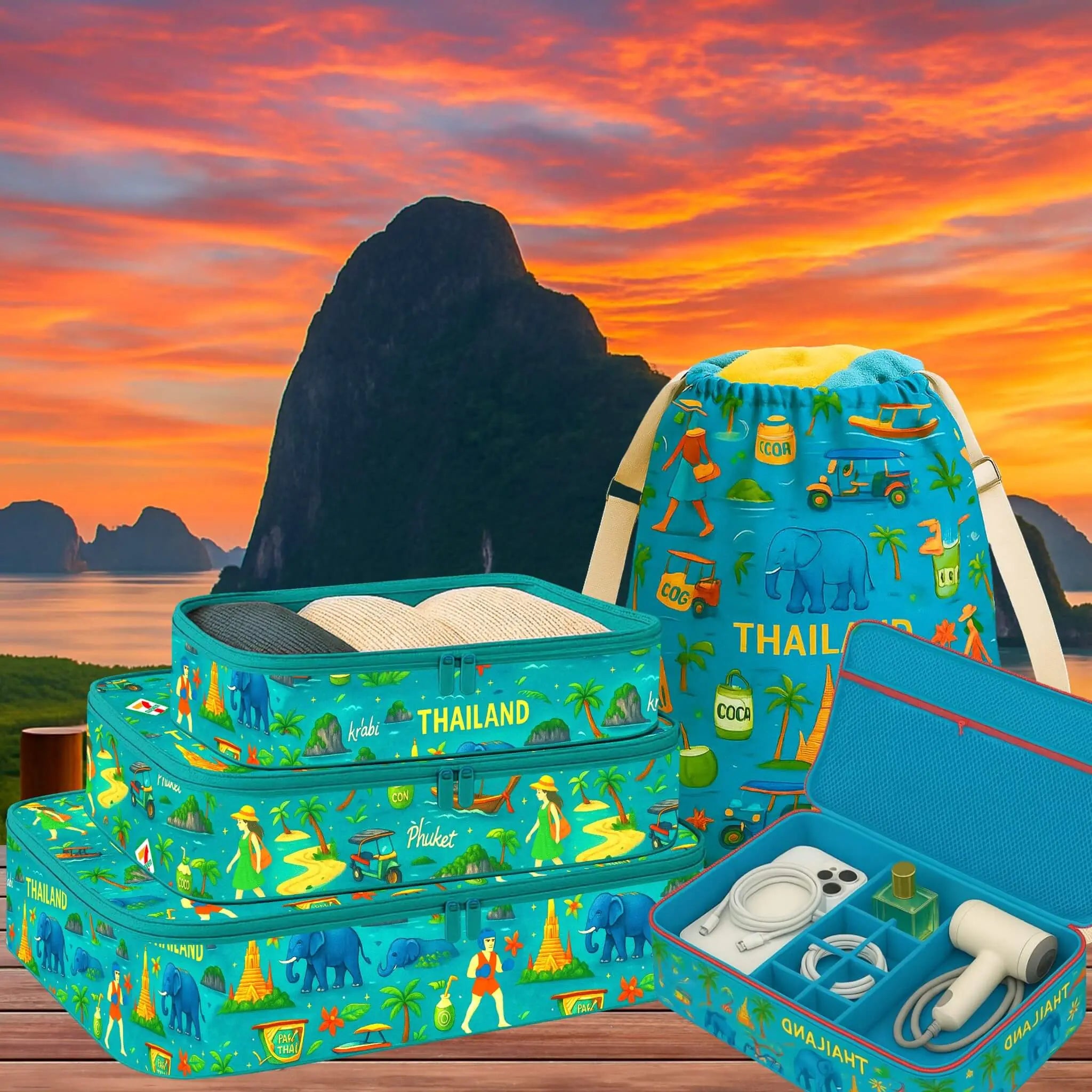 Thailand Edition- Set of 5#pack_Premium- Gadget Bag