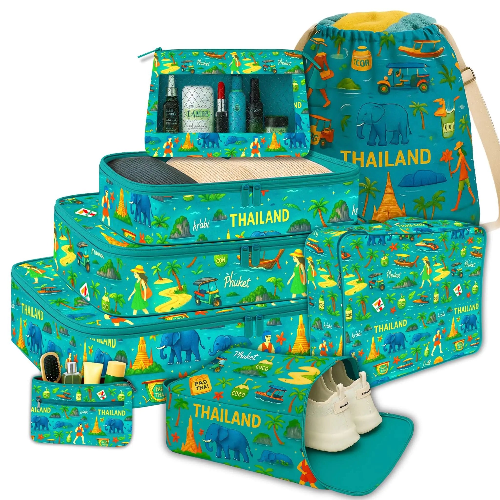 8 Pcs Essential Kit#Color_Thailand Theme 8P