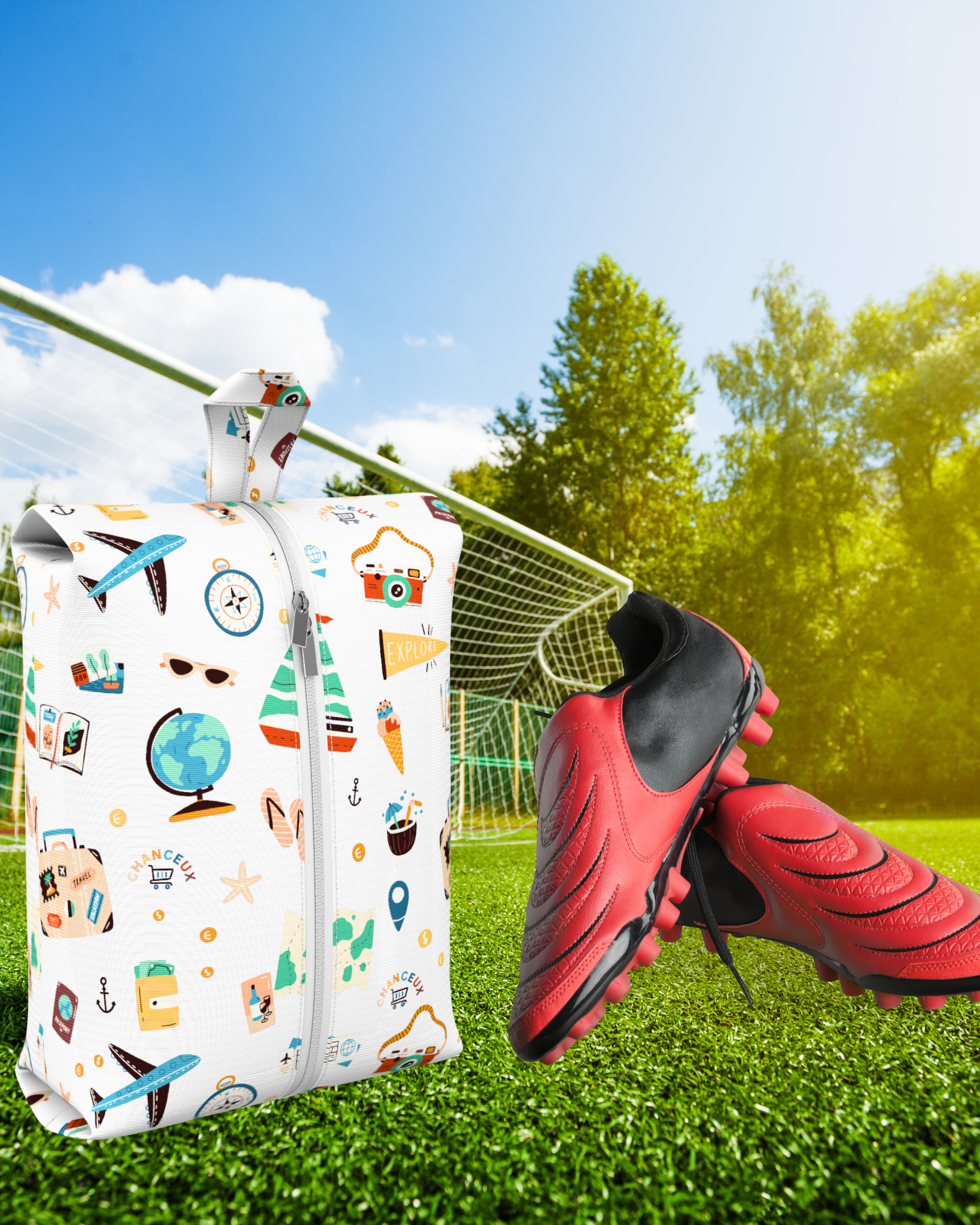 Waterproof Travel Shoe Bags#Color_WhiteTravel