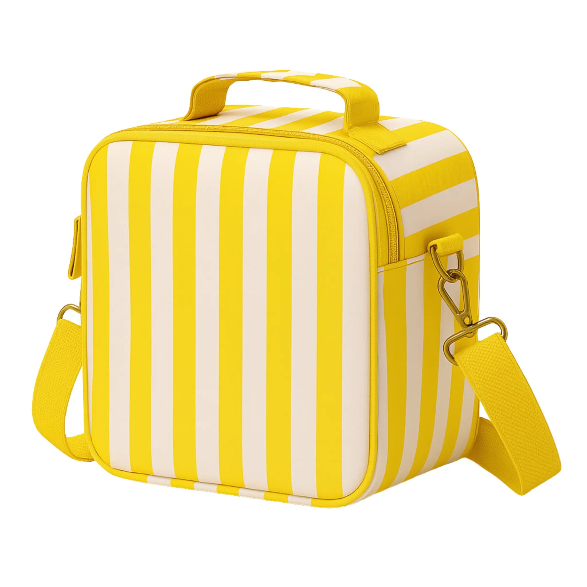 Crossbody Vanity Bag#Color_Yellow Stripes Vanity