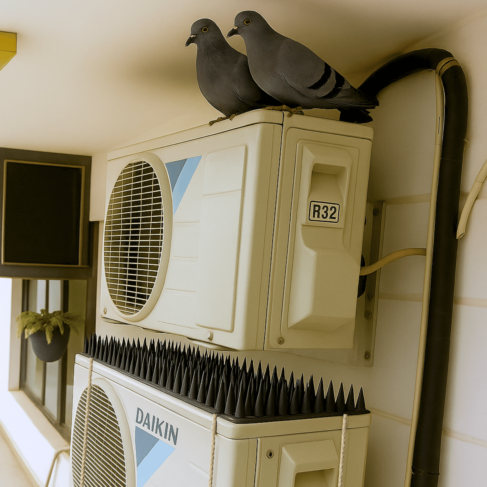 Anti Bird Spikes For AC#ACType_SplitAC