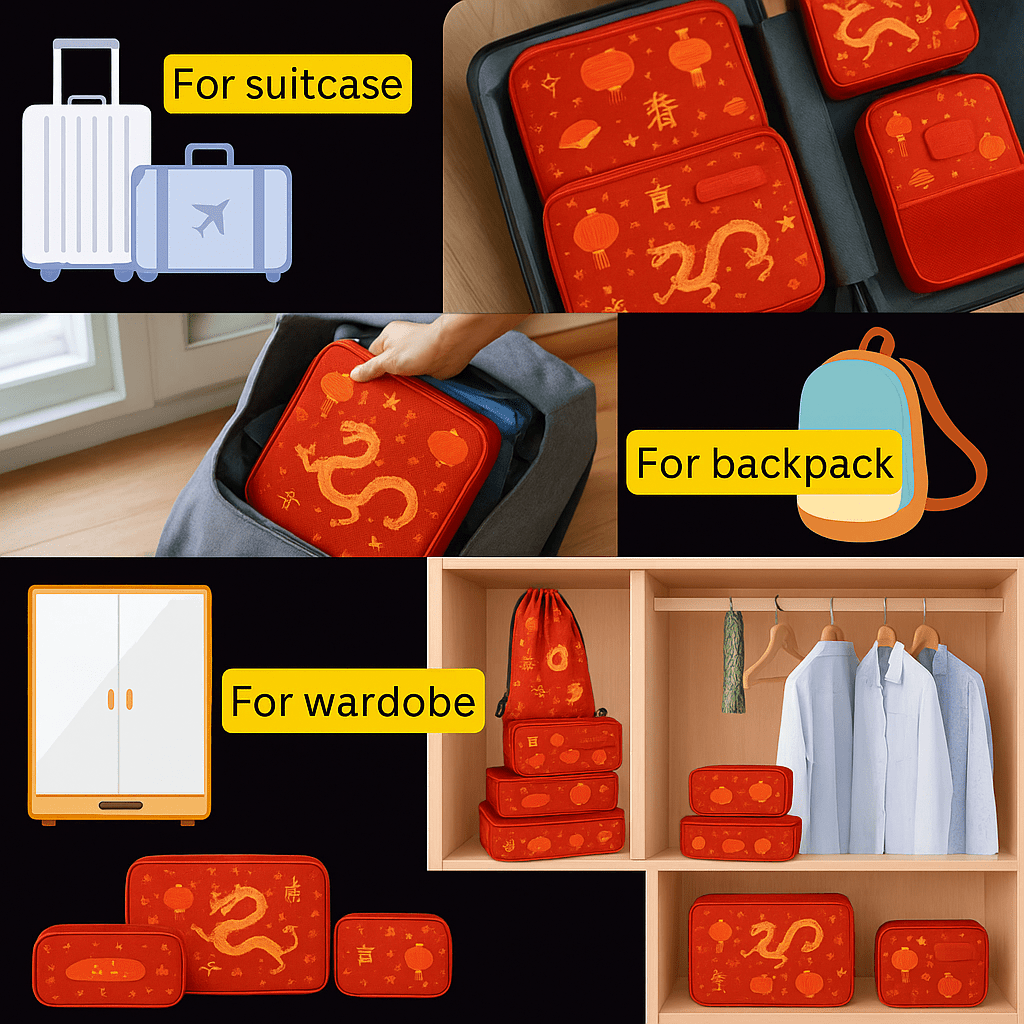 Thailand Edition - CHANCEUX 3 Pcs - Packing Cubes