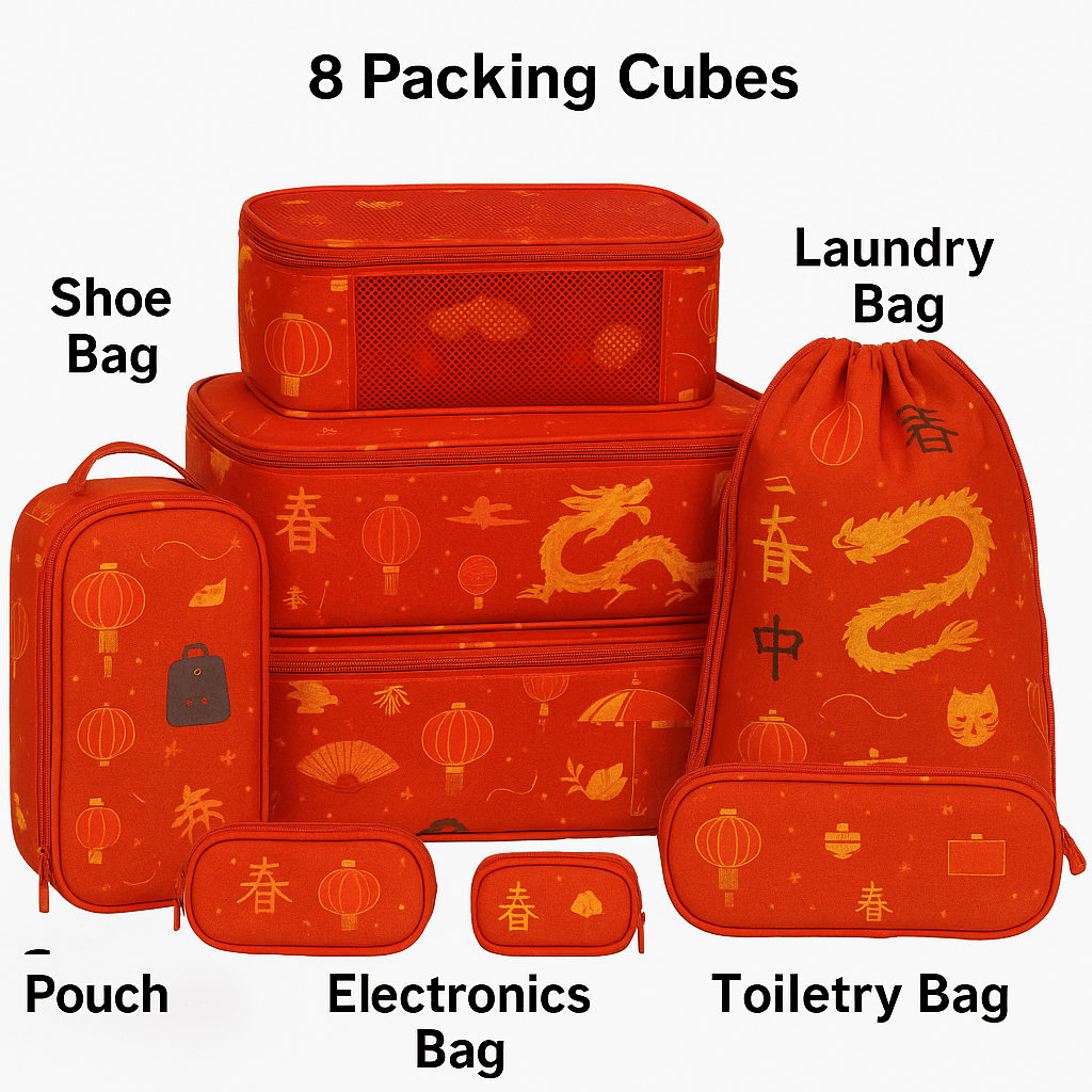 Thailand Edition - CHANCEUX 3 Pcs - Packing Cubes