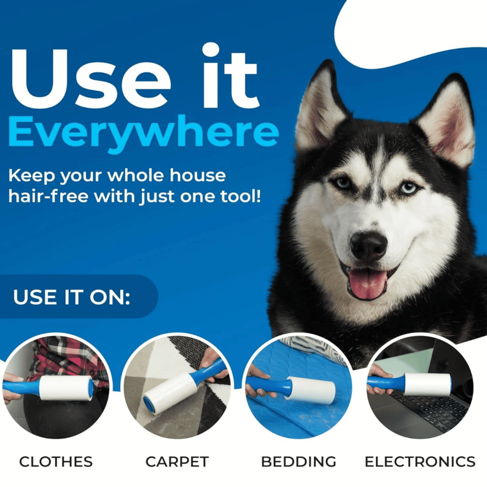 Hair | Lint Remover Roller - 2 Pcs