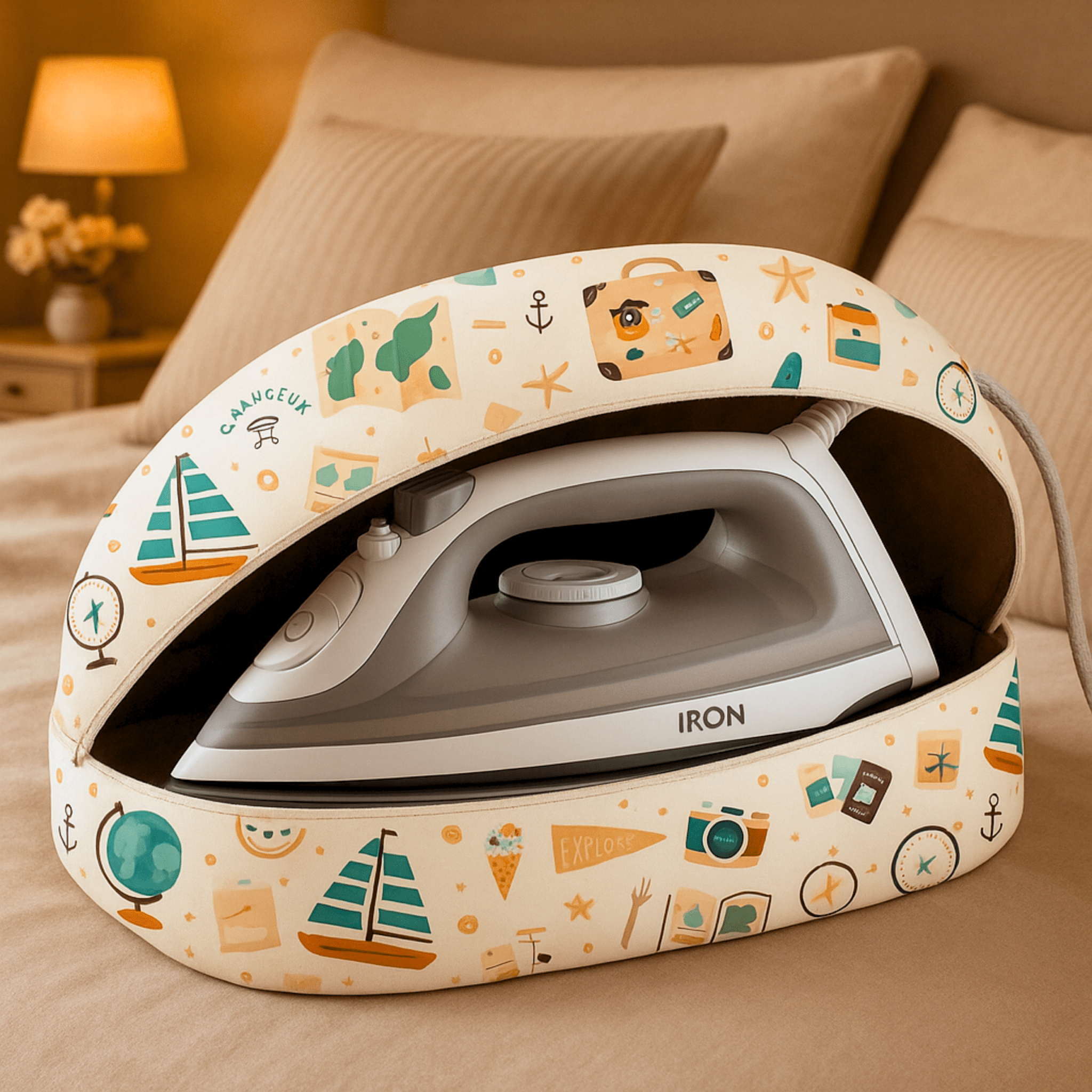 Iron Storage Bag#Color_WhiteTravel