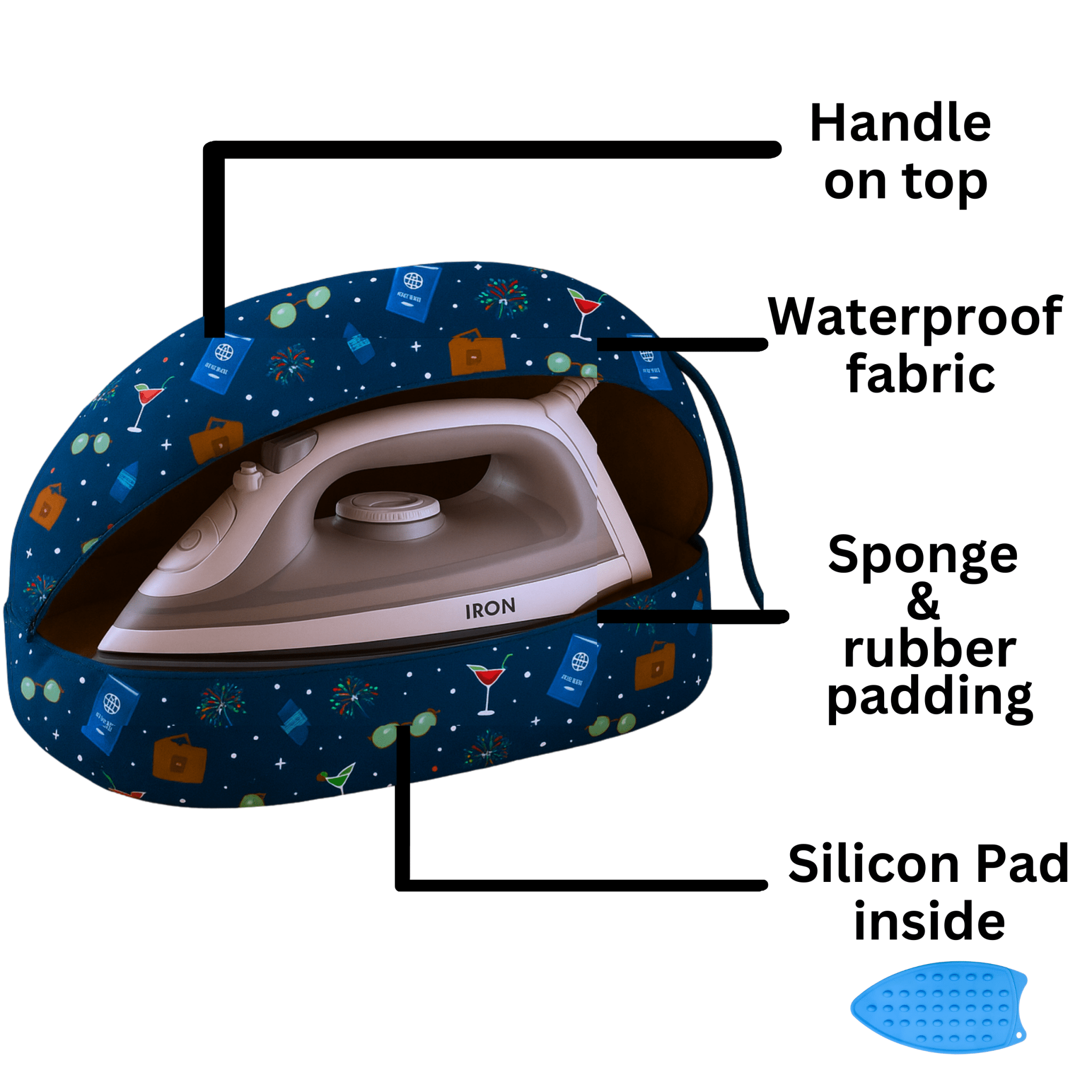 Iron Storage Bag#Color_BlueParty