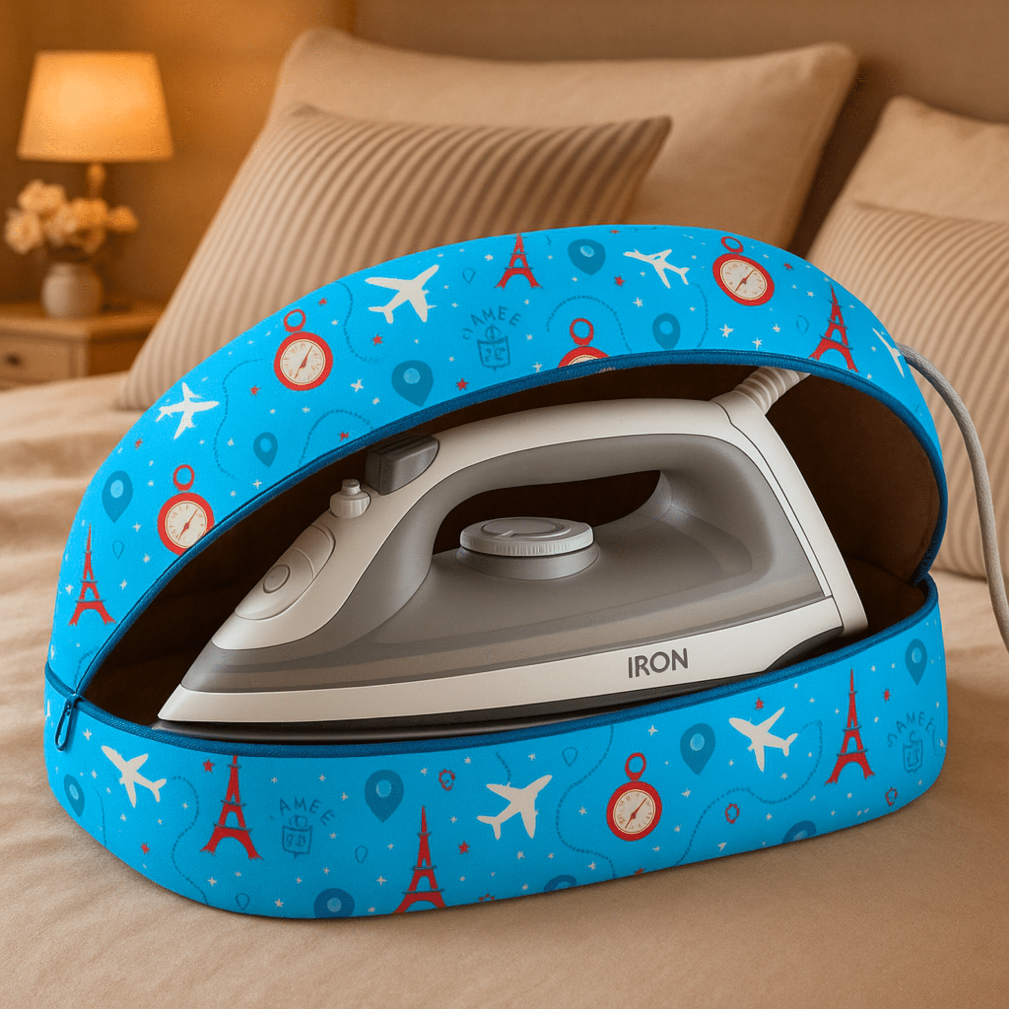 Iron Storage Bag#Color_BlueParis