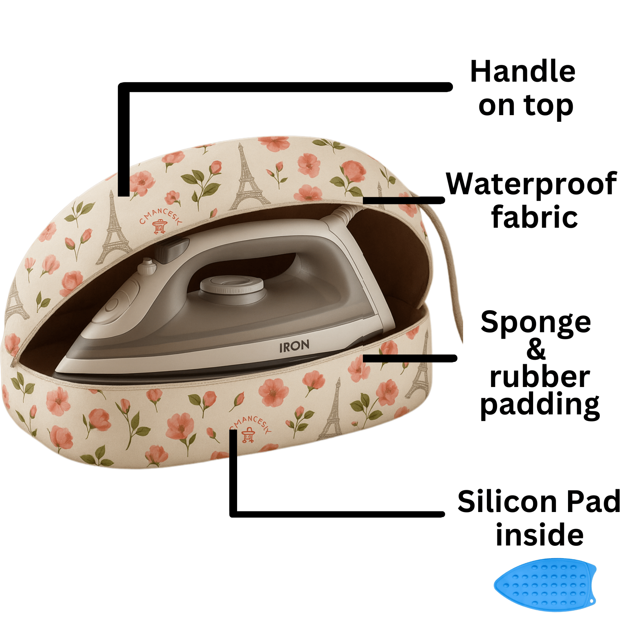 Iron Storage Bag#Color_WhiteParis