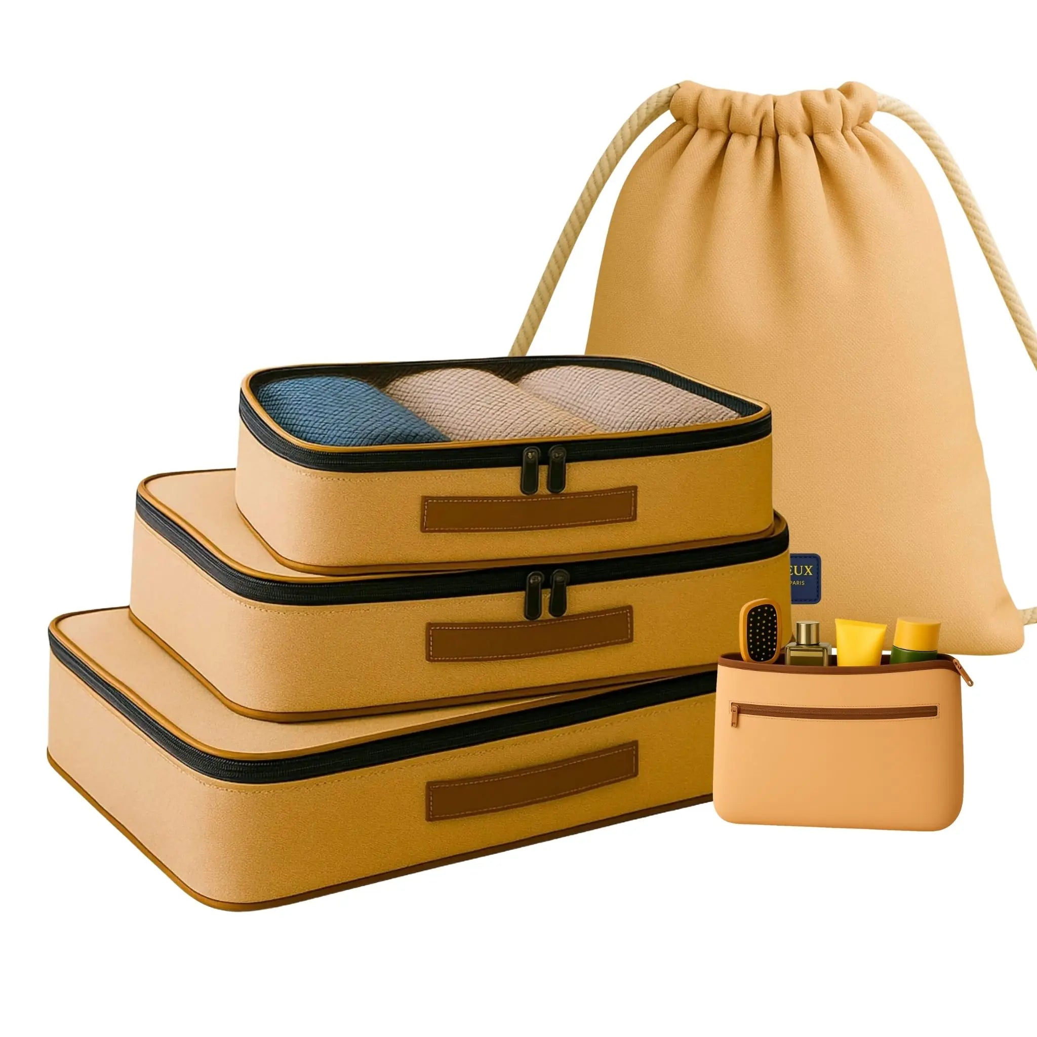 5 Pcs Essential Kit#Color_Oatmeal Beige 5E