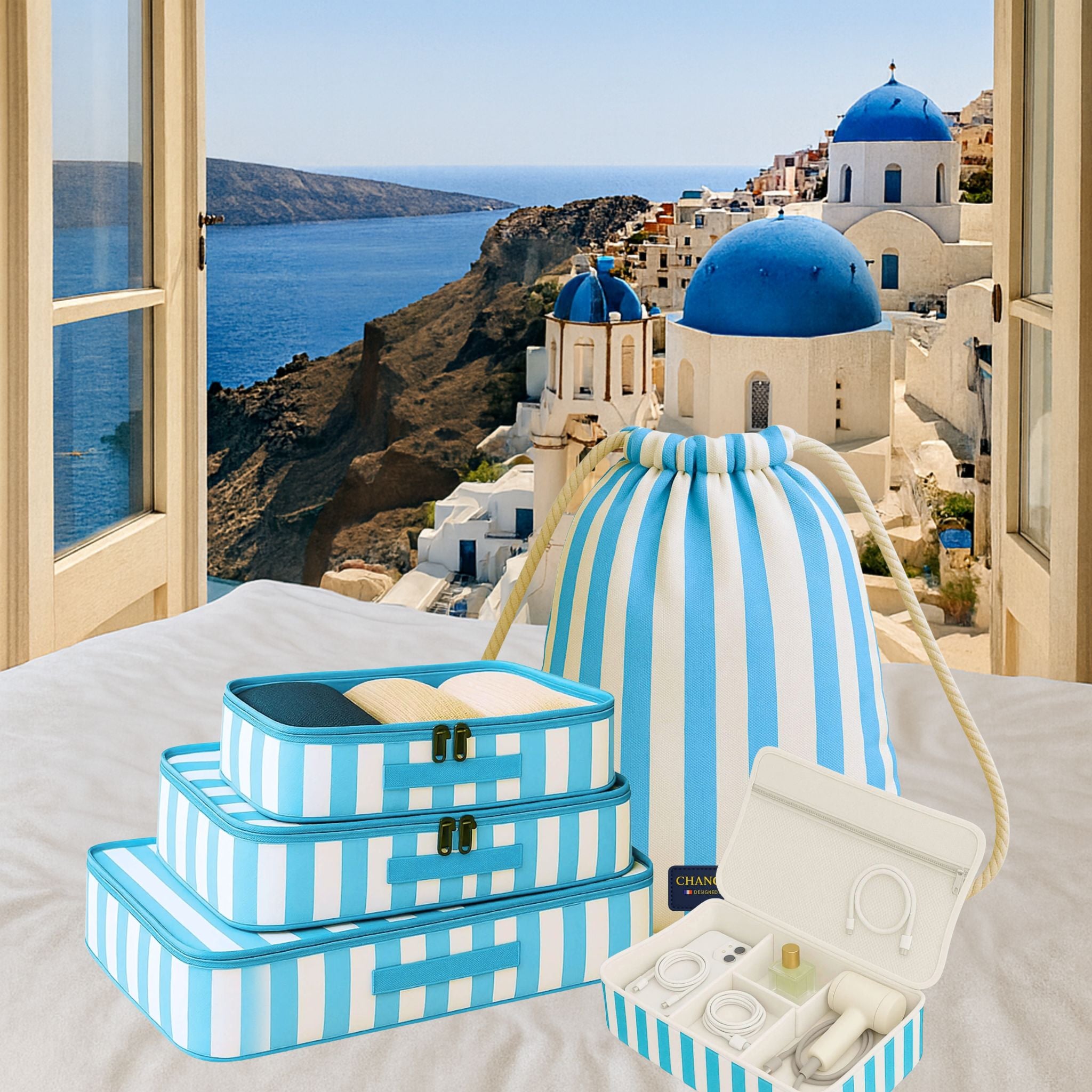 5 Pcs Premium Kit#Color_Blue Stripes 5P