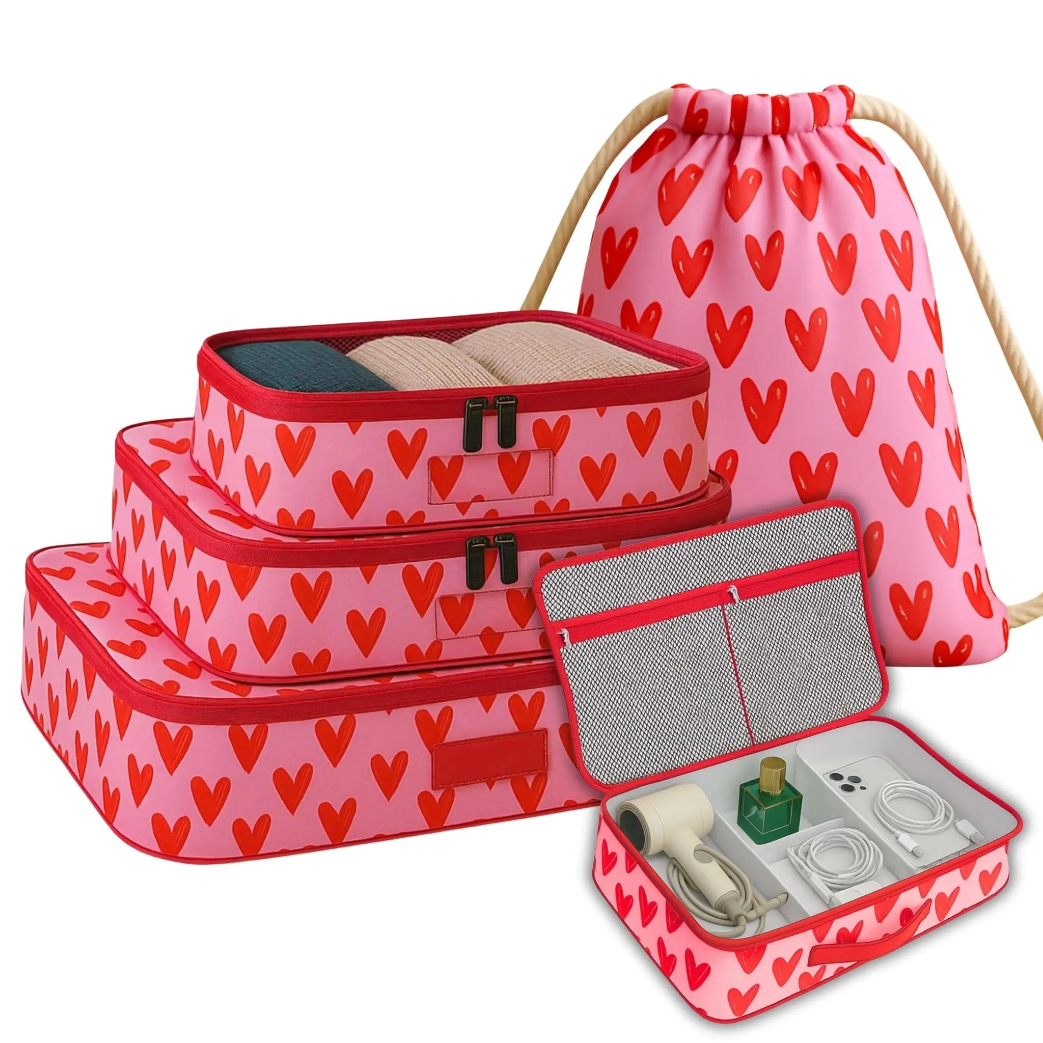 5 Pcs Premium Kit#Color_Cute Hearts 5P