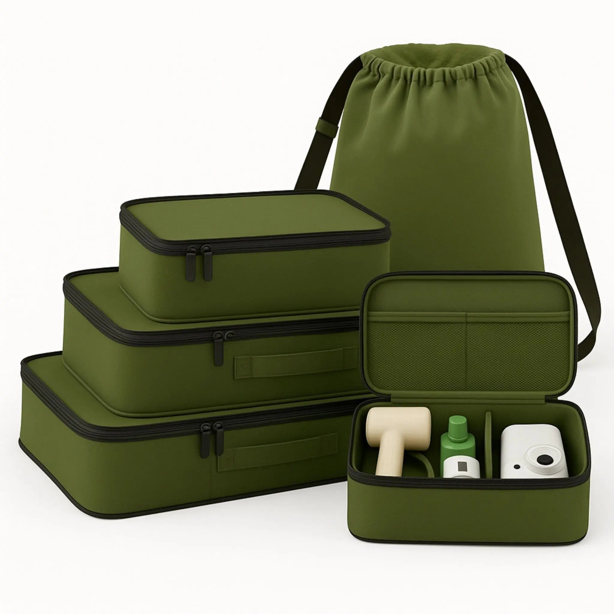 5 Pcs Premium Kit#Color_Rich Olive 5P