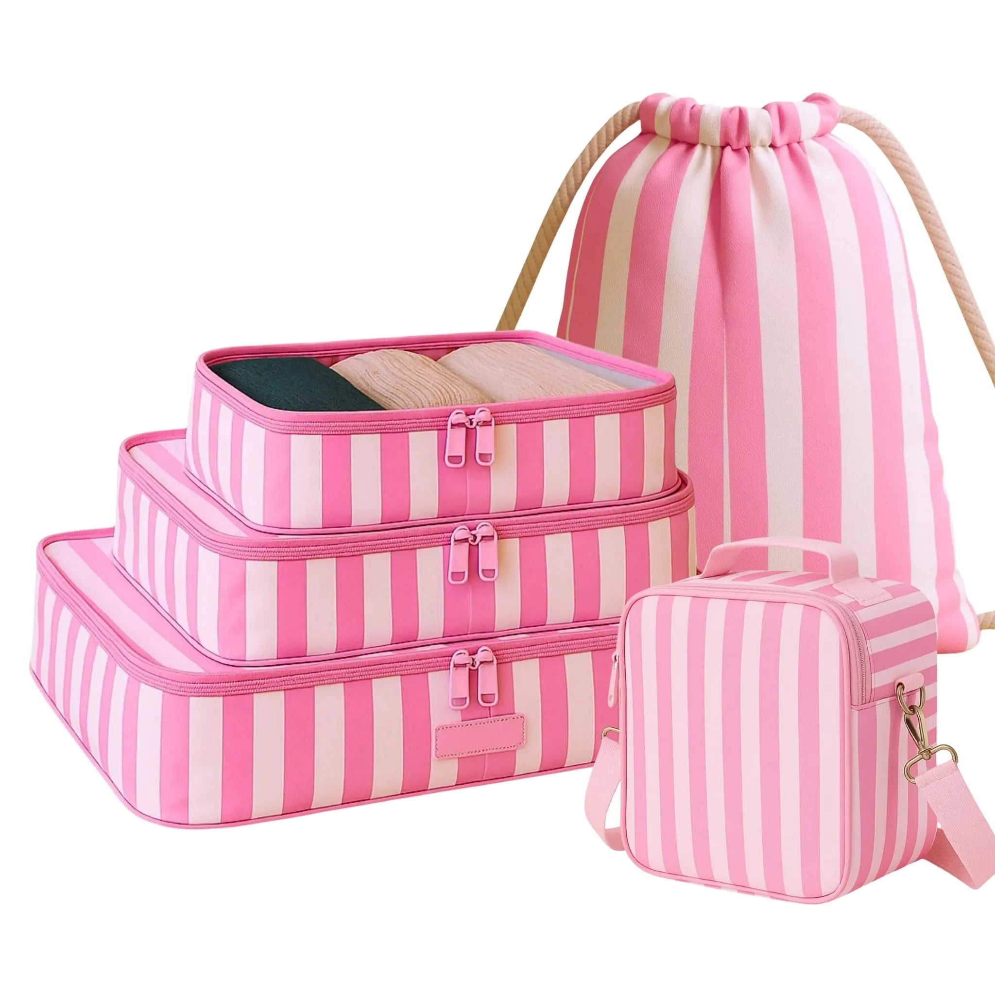 5 Pcs Pro Kit#Color_5O Pink Stripes