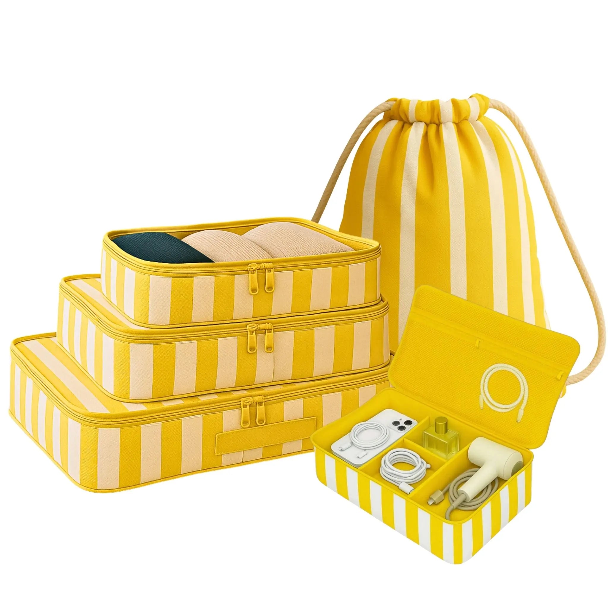 5 Pcs Premium Kit#Color_Yellow Stripes 5P