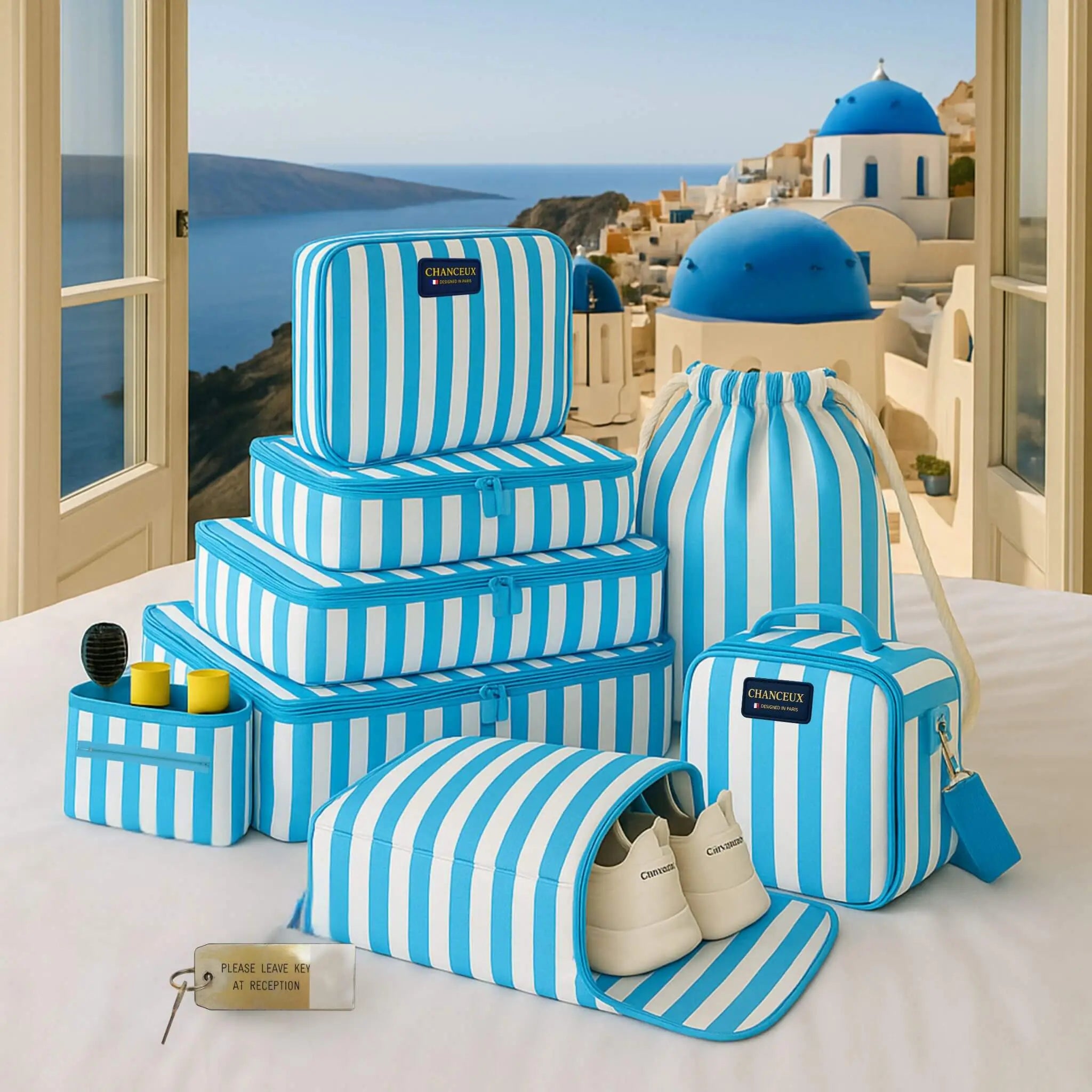 8 Pcs Pro Kit#Color_Blue Stripes 8O