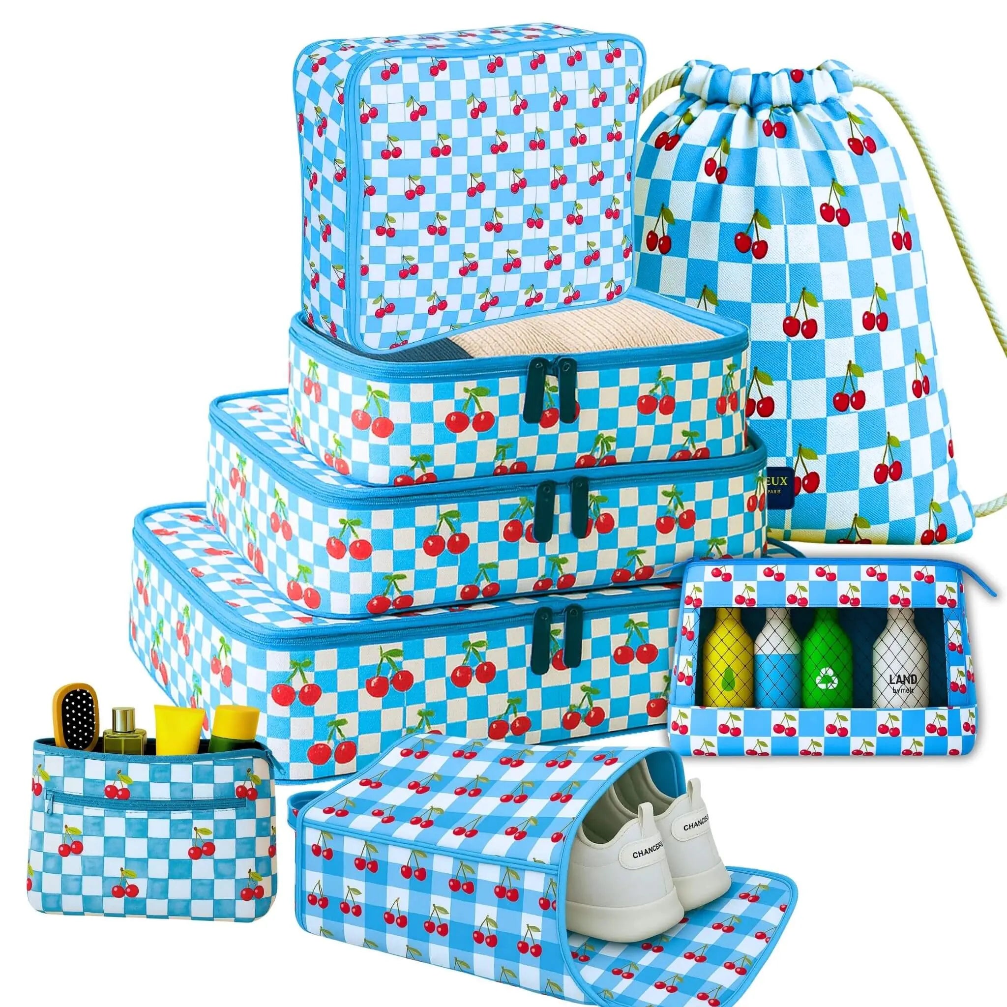 8 Pcs Essential Kit#Color_Cherry 8P