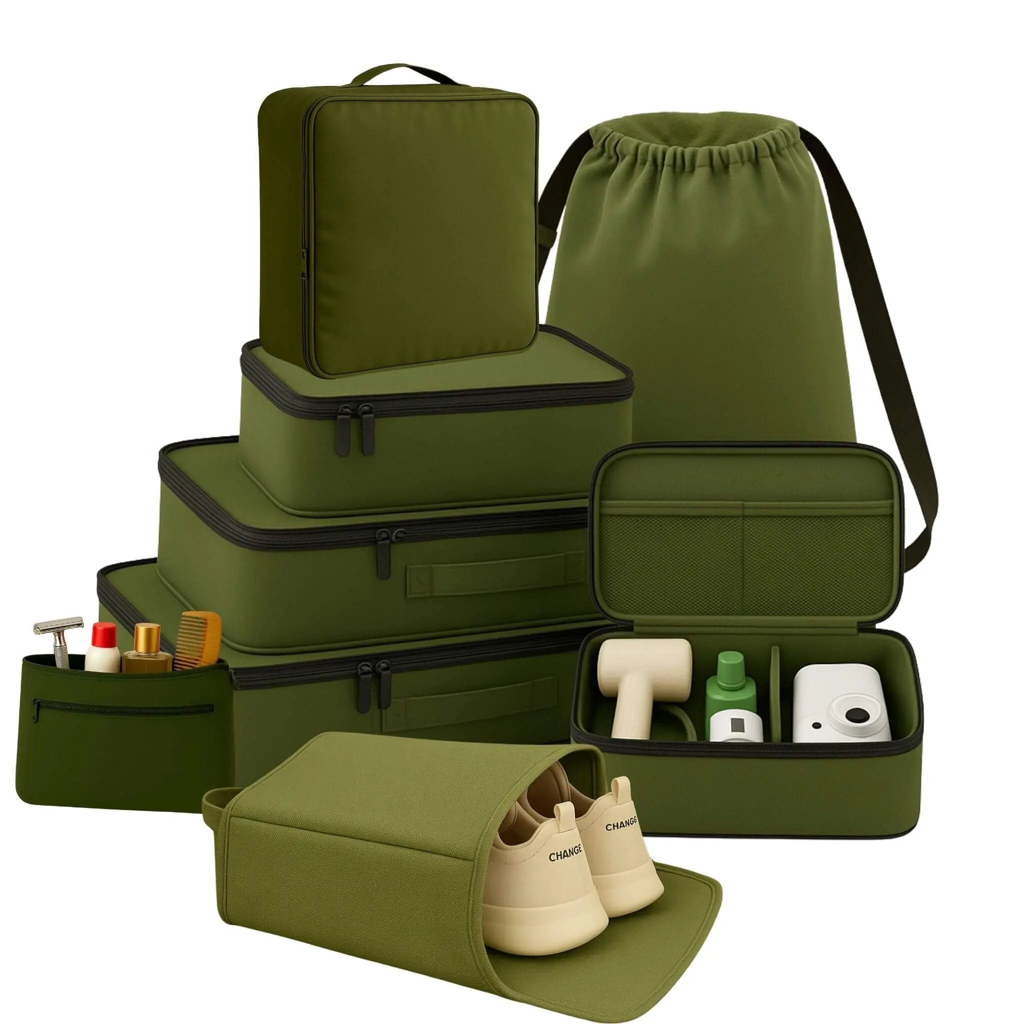 8 Pcs Premium Kit#Color_Rich Olive 8P