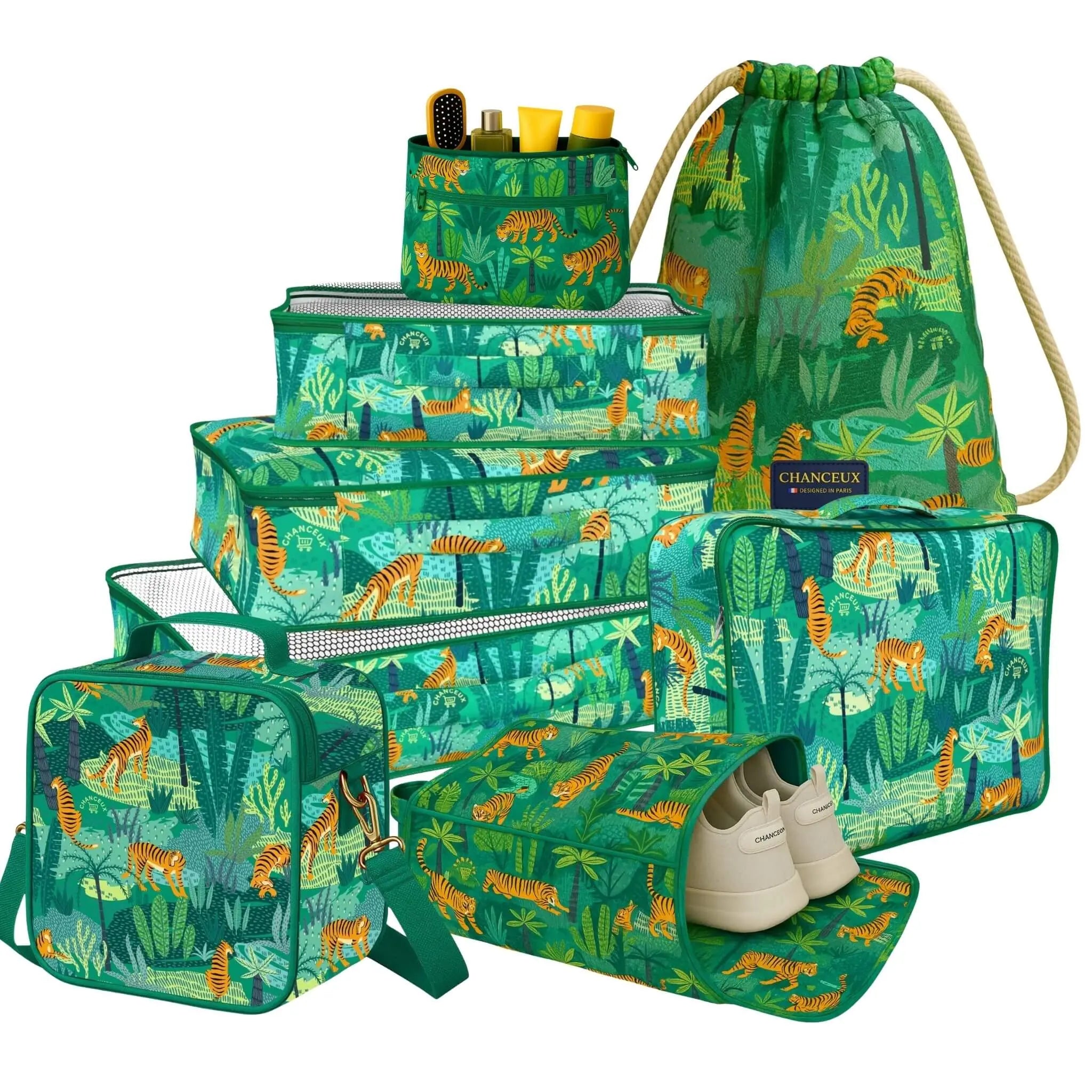 8 Pcs Pro Kit#Color_Green Tiger 8Pro