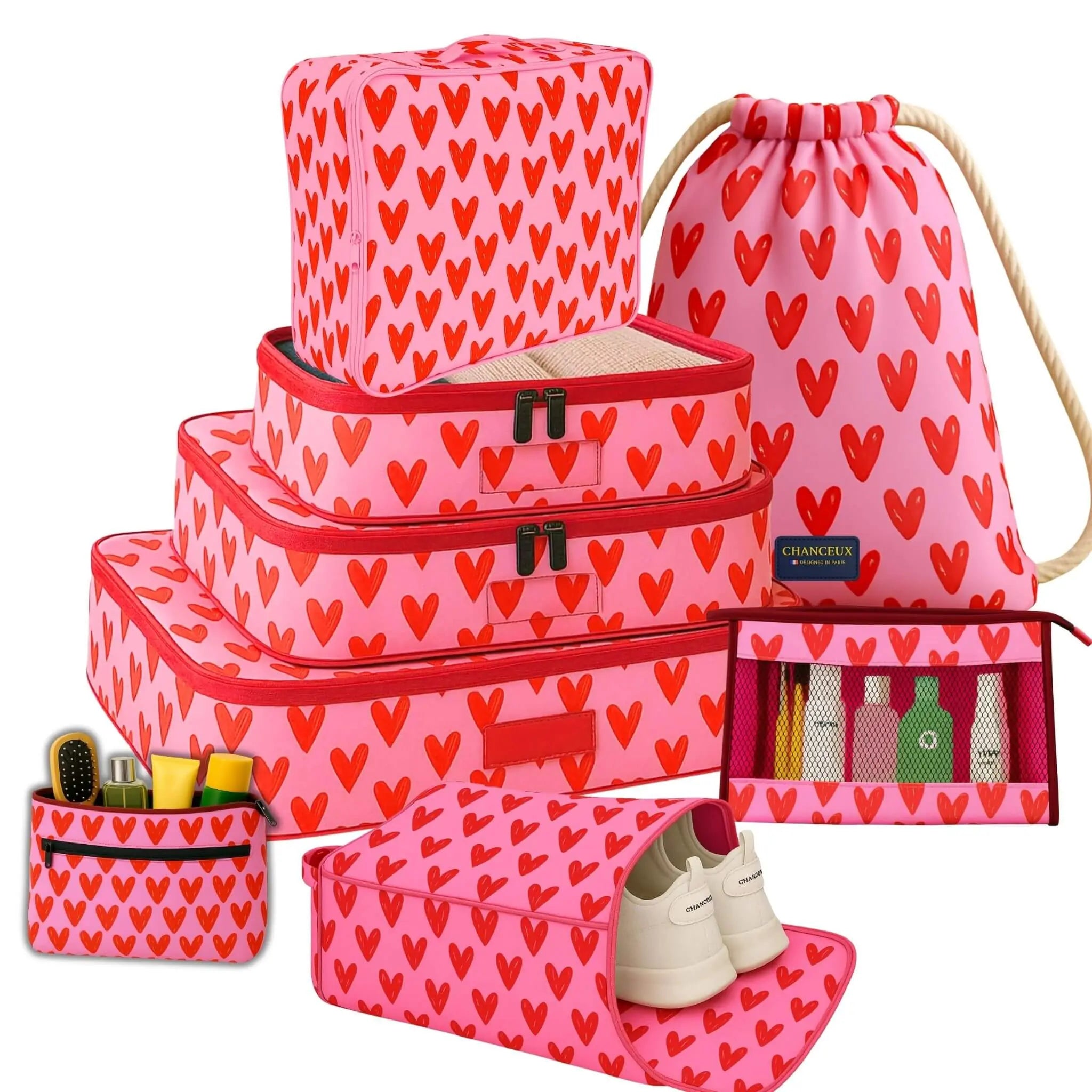 8 Pcs Essential Kit#Color_Cute Hearts 8E