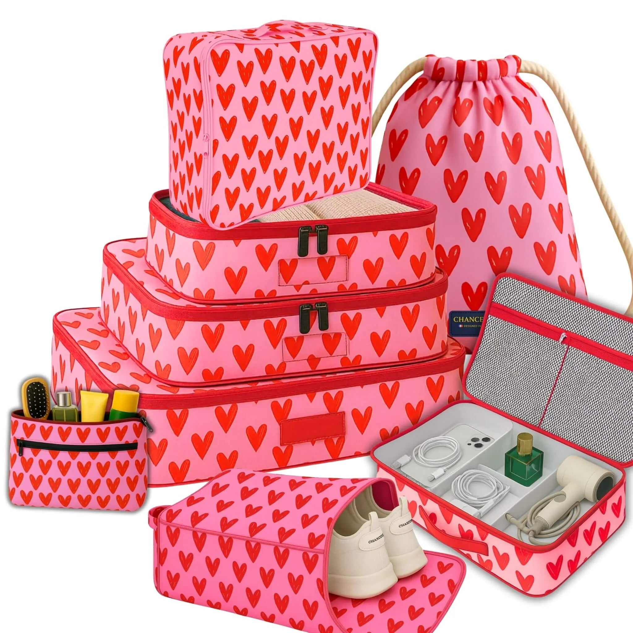 8 Pcs Premium Kit#Color_Cute Hearts 8P