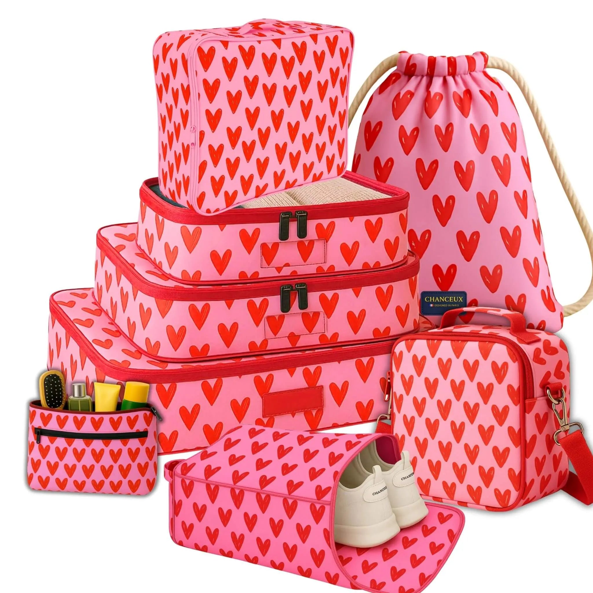 8 Pcs Pro Kit#Color_Cute Hearts 8O