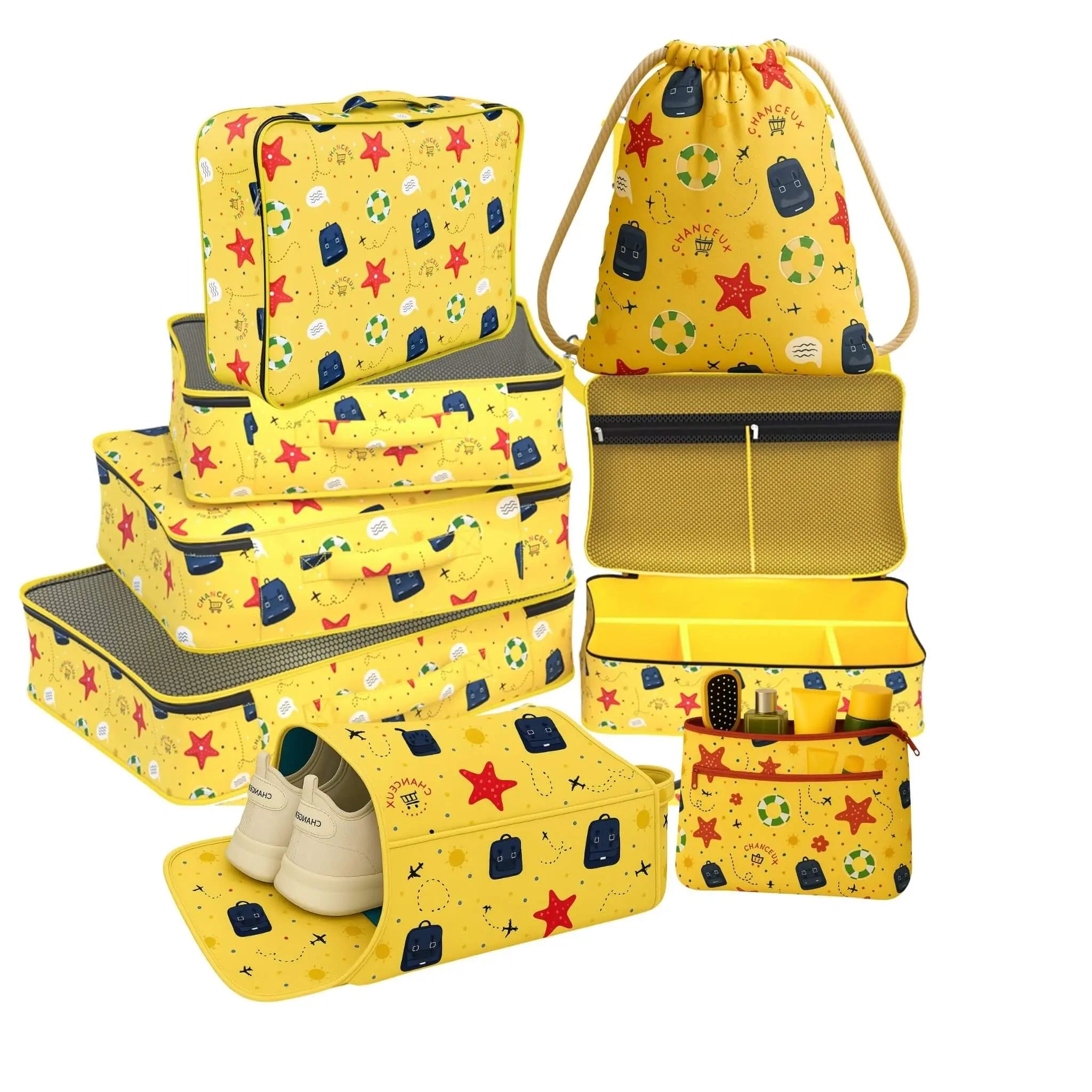 8 Pcs Premium Kit#Color_Yellow Beach 8P