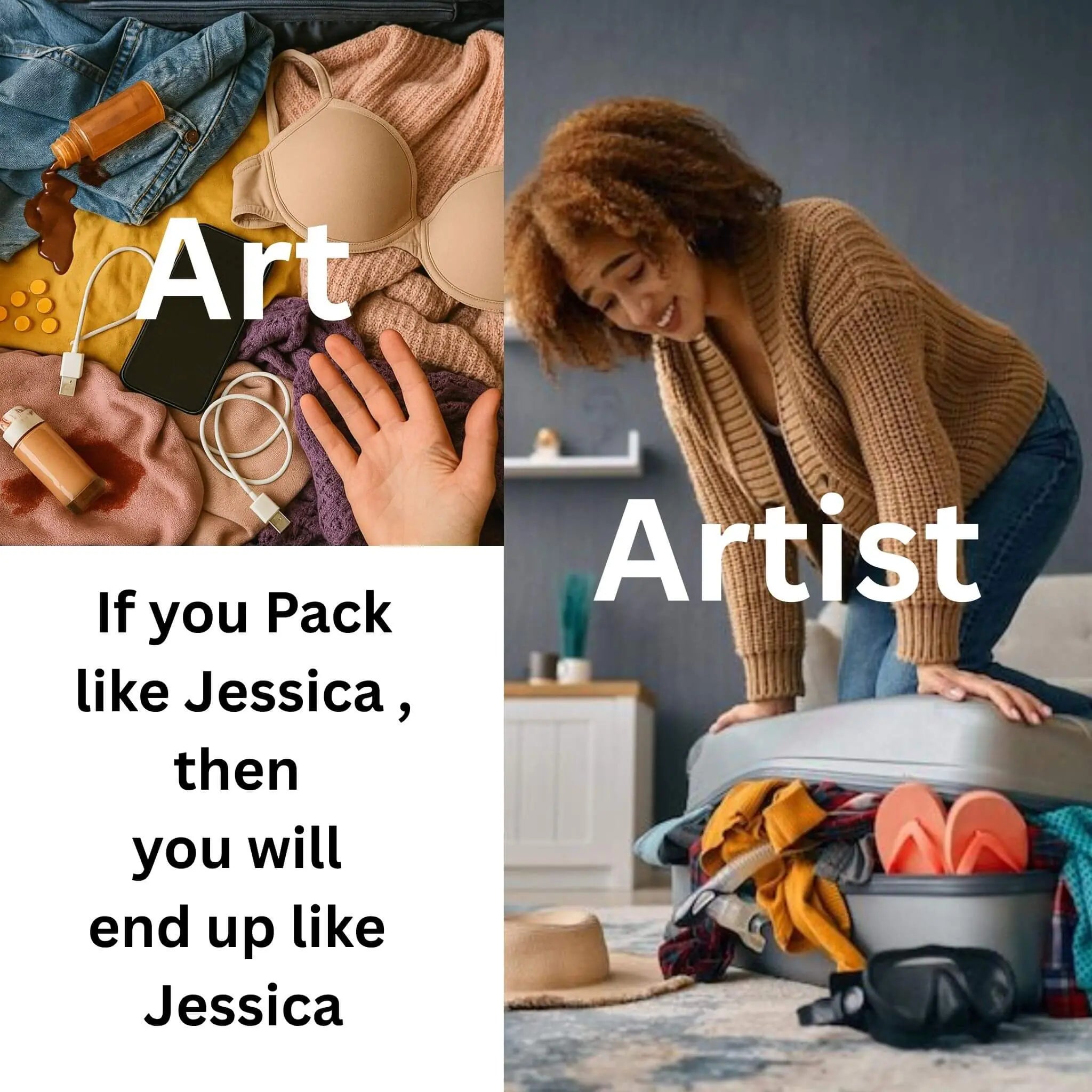 4 Packing Cubes - Amsterdam Edition